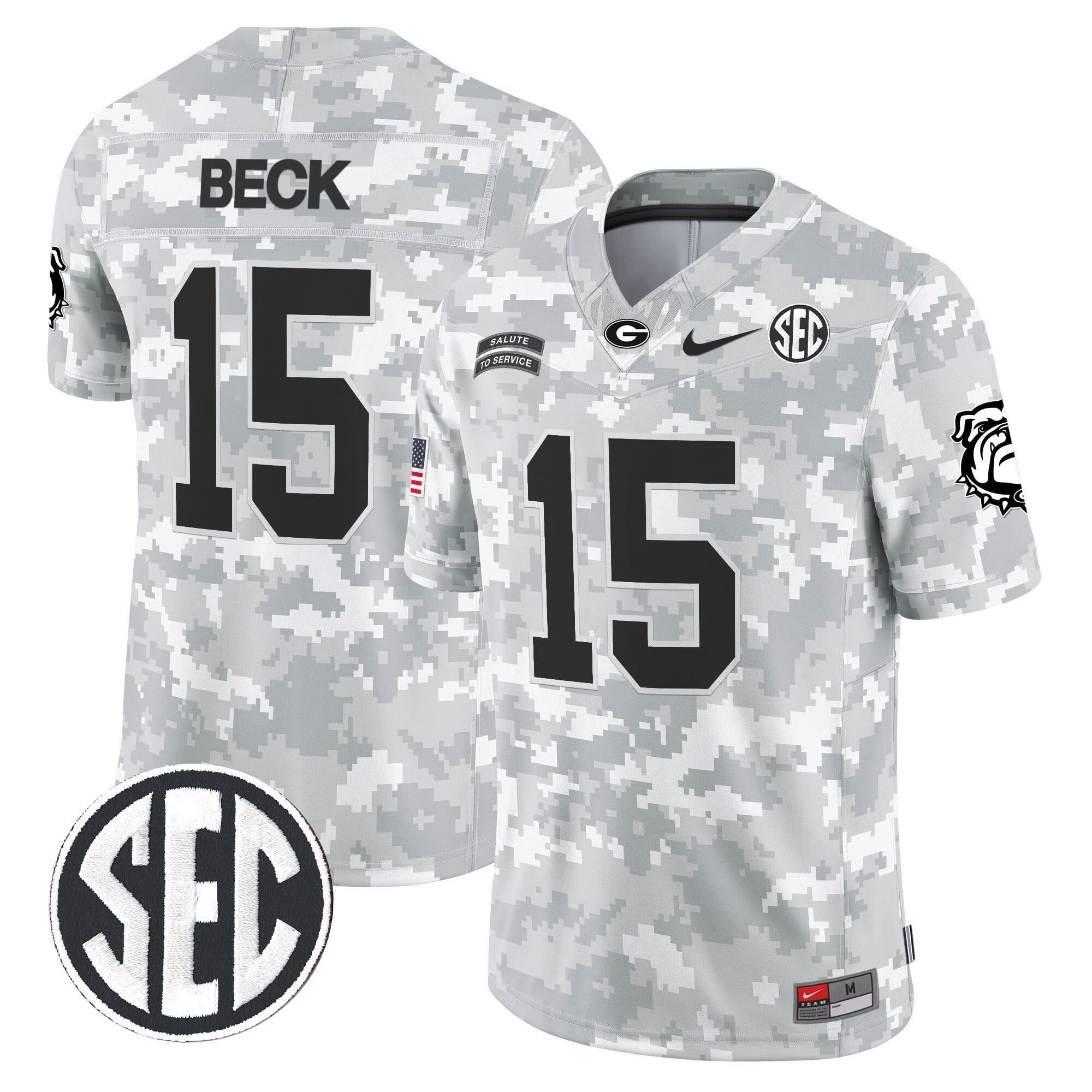 nike Georgia Bulldogs Camo Jersey - Nike Beck Georgia Bulldogs Camo