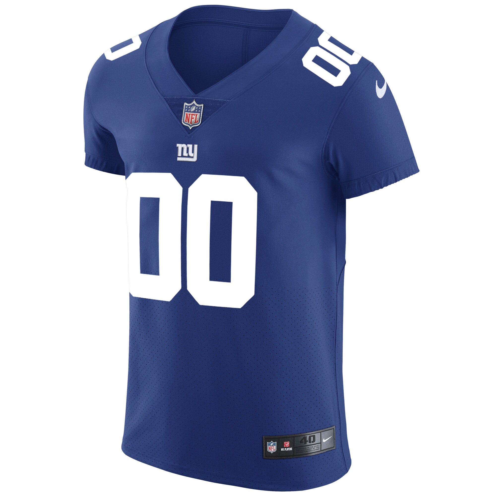 Alternative view of Nike Giants Royal Blue Custom Jersey - Personalize Your Style