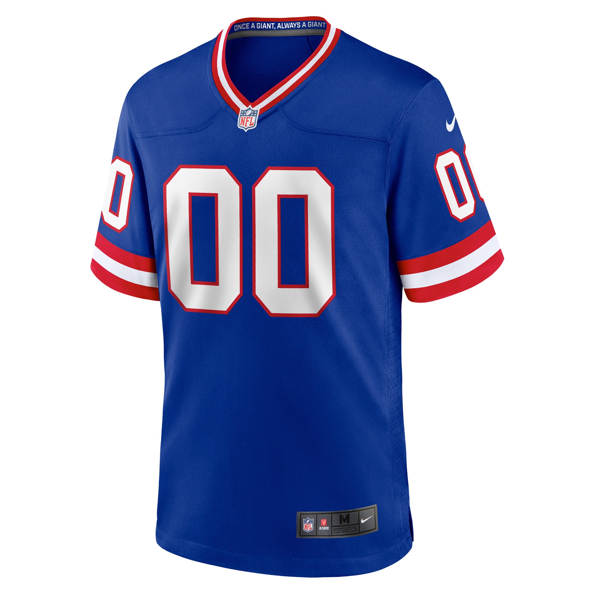 Alternative view of Nike Giants Royal Custom Jersey - Design Your Own!