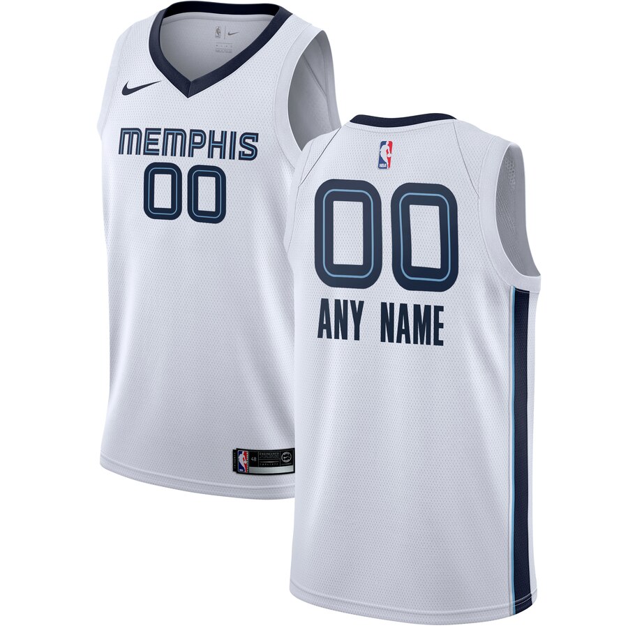 nike Grizzlies White Custom Jersey - Nike Grizzlies White Jersey