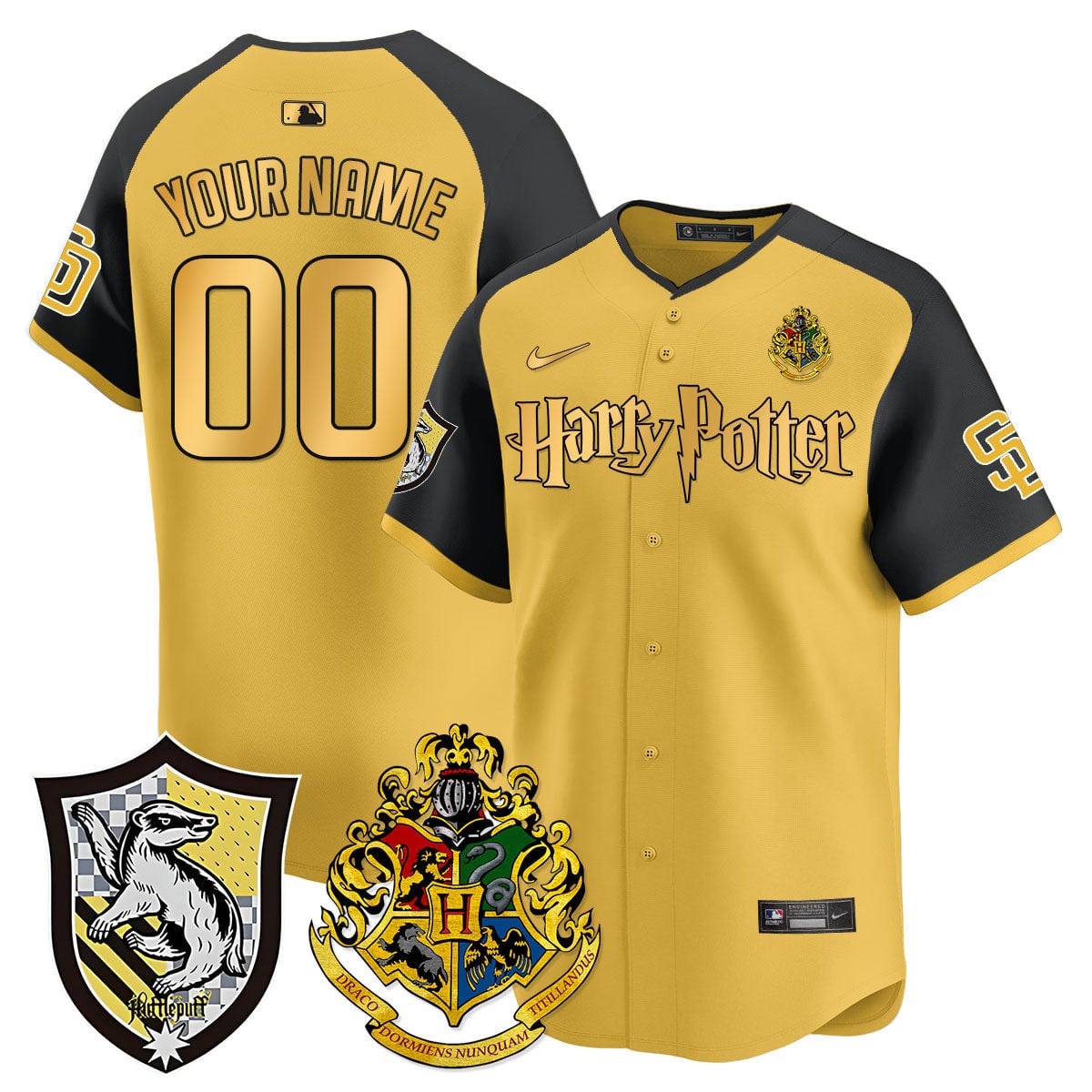 Alternative view of Nike Gryffindor Burgundy Jersey - Nike Harry Potter Gryffindor Jersey