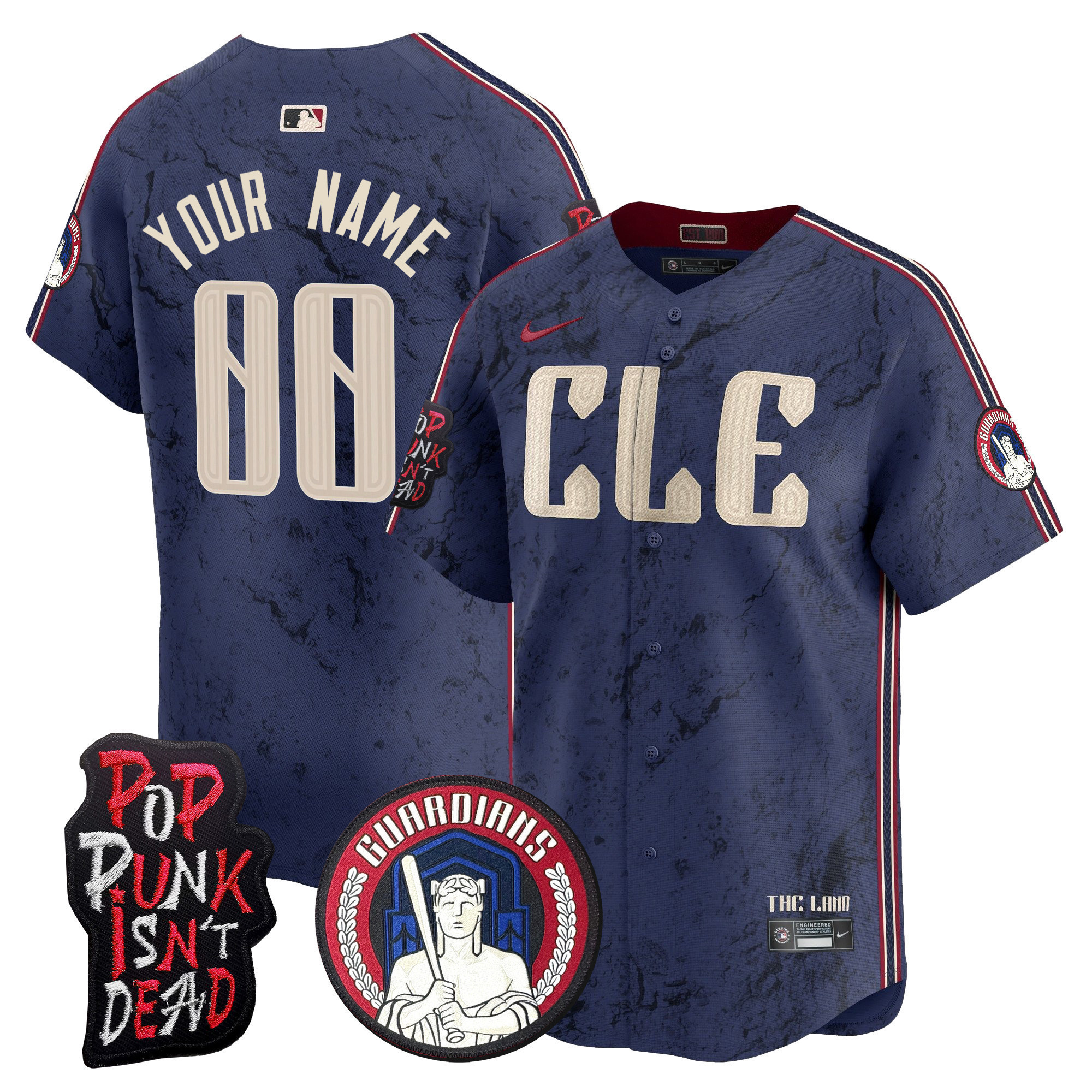 nike Guardians Navy Marble Jersey - Nike Guardians City Connect Jersey