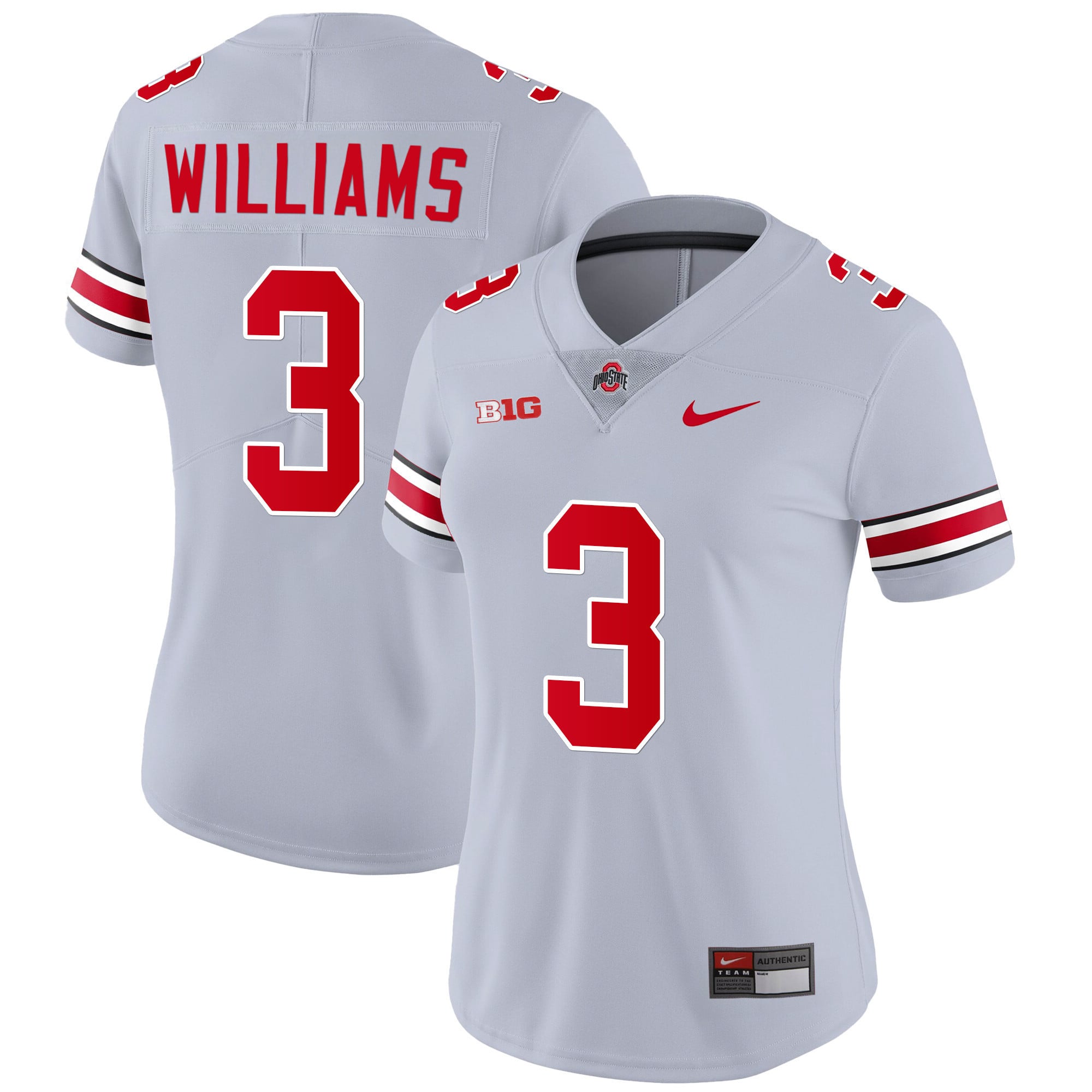 Alternative view of Nike Harrison Jr. Ohio State Jersey - Nike Harrison Jr. #18 Ohio State