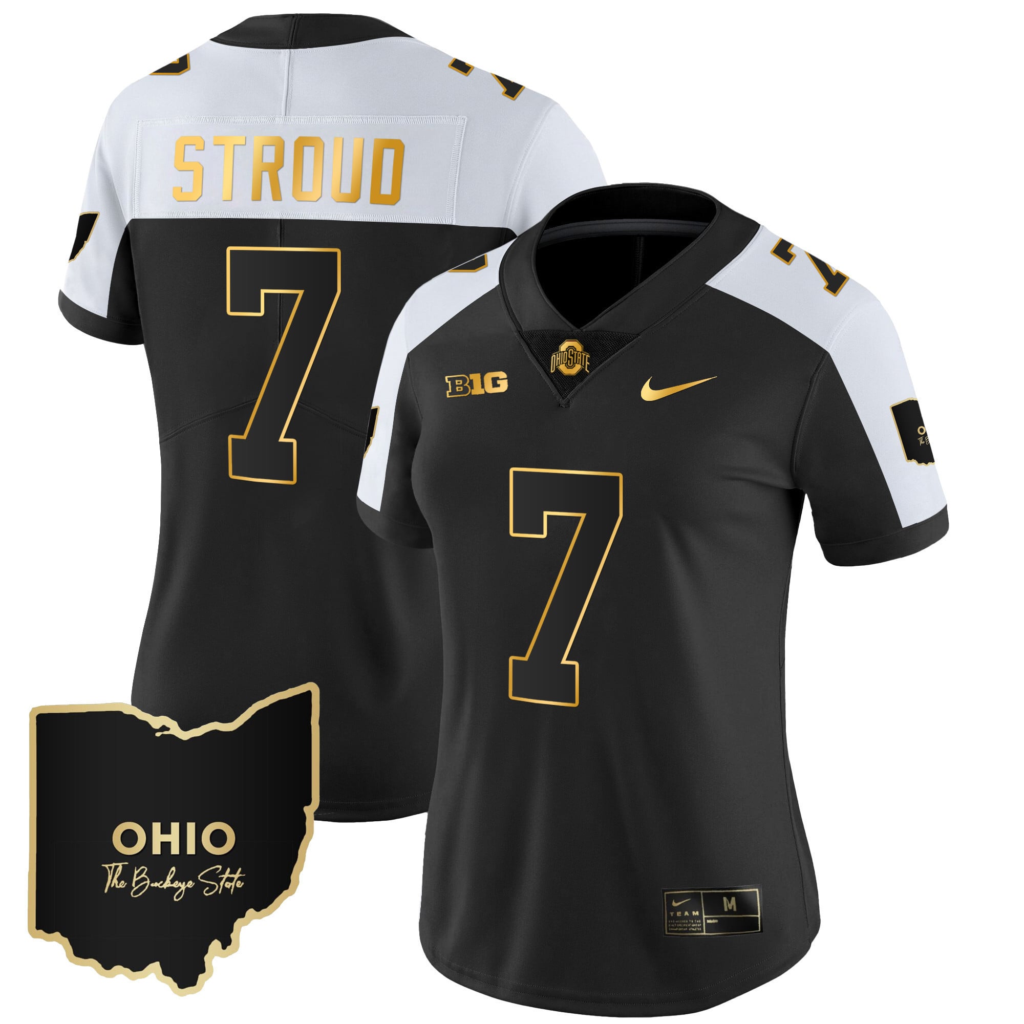 Alternative view of Nike Harrison Jr. Ohio State Jersey - Nike Harrison Jr. #18 Ohio State 2