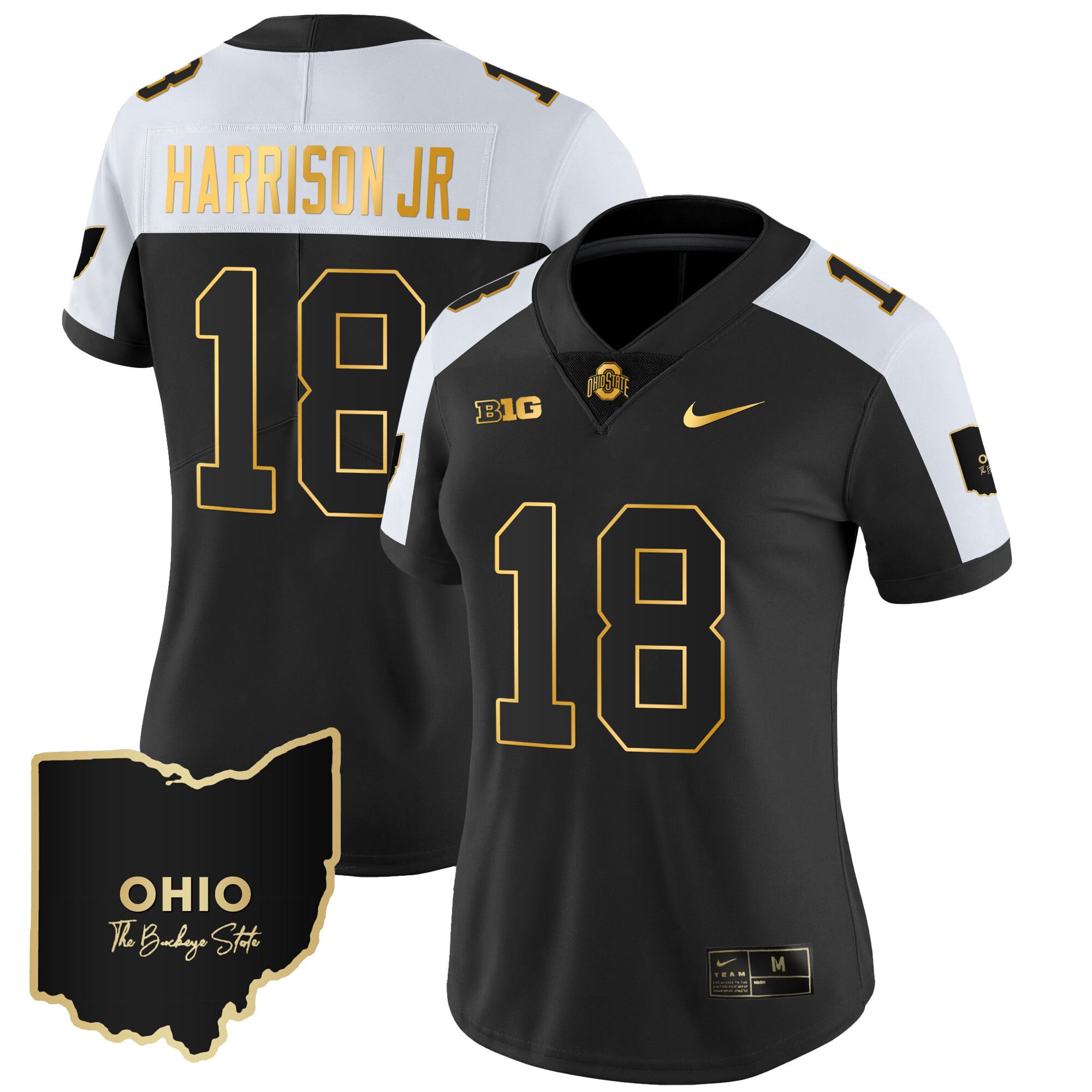 Nike Harrison Jr. Ohio State Jersey - Nike Harrison Jr. #18 Ohio State 2