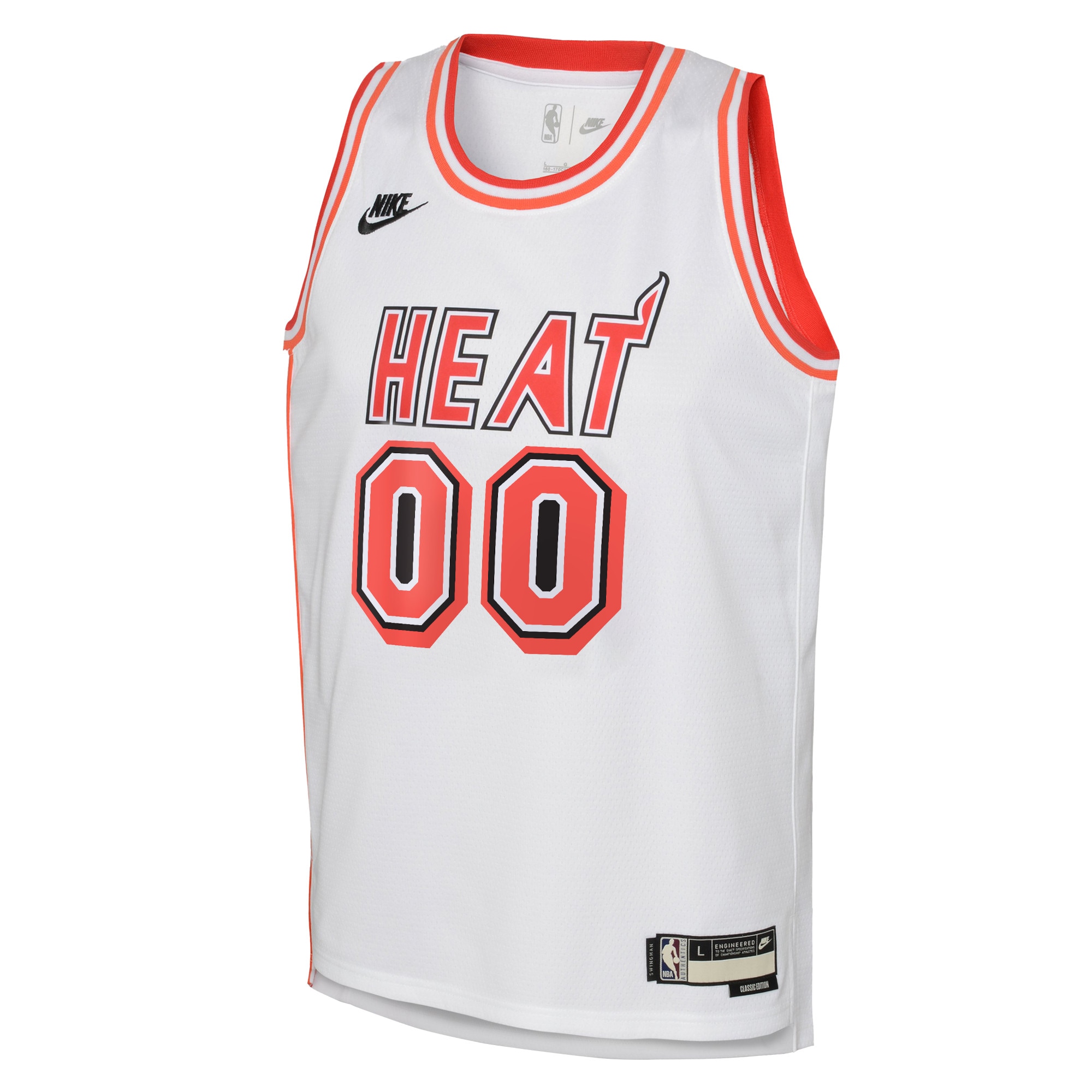 Alternative view of Nike Heat White Custom Jersey - Personalized Edition