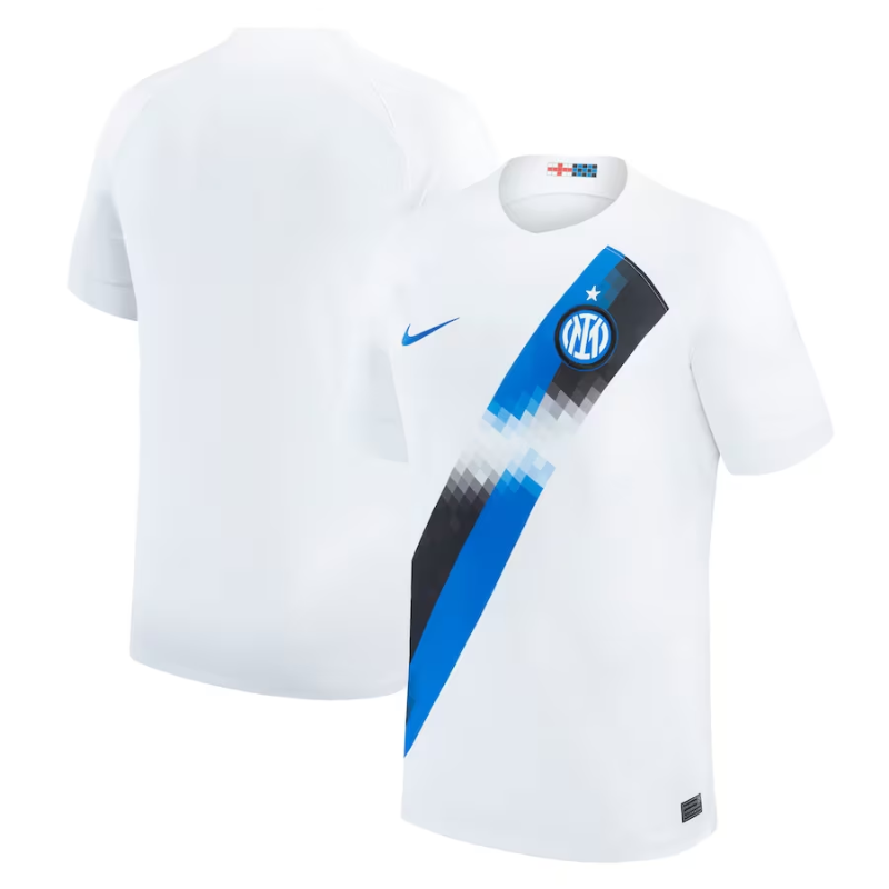 Nike Inter Milan 2023 Away White Jersey - Ultimate Fan Kit #1