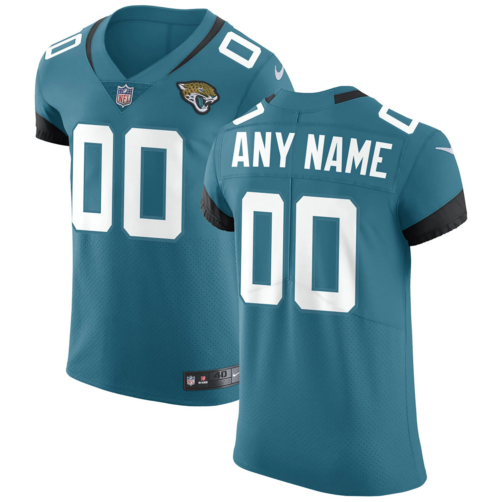Nike Jaguars Teal Custom Jersey - Personalized NFL Gear