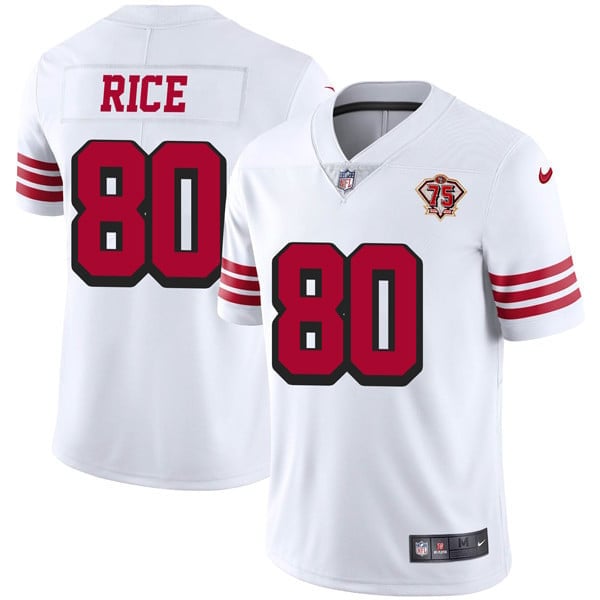 Nike Jerry Rice Jersey - Nike Jerry Rice #80 49ers Jersey - White