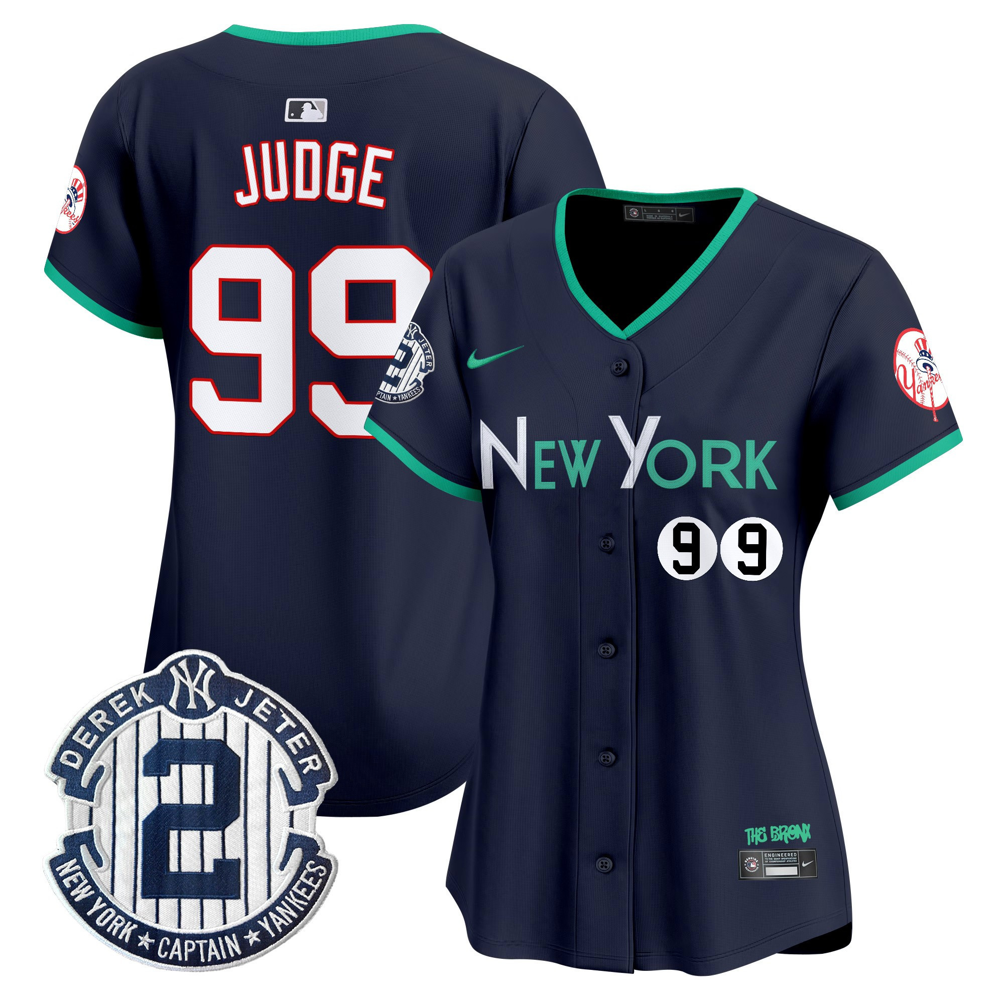 Nike Judge Yankees Navy Jersey - ‘The Bronx’ Edition