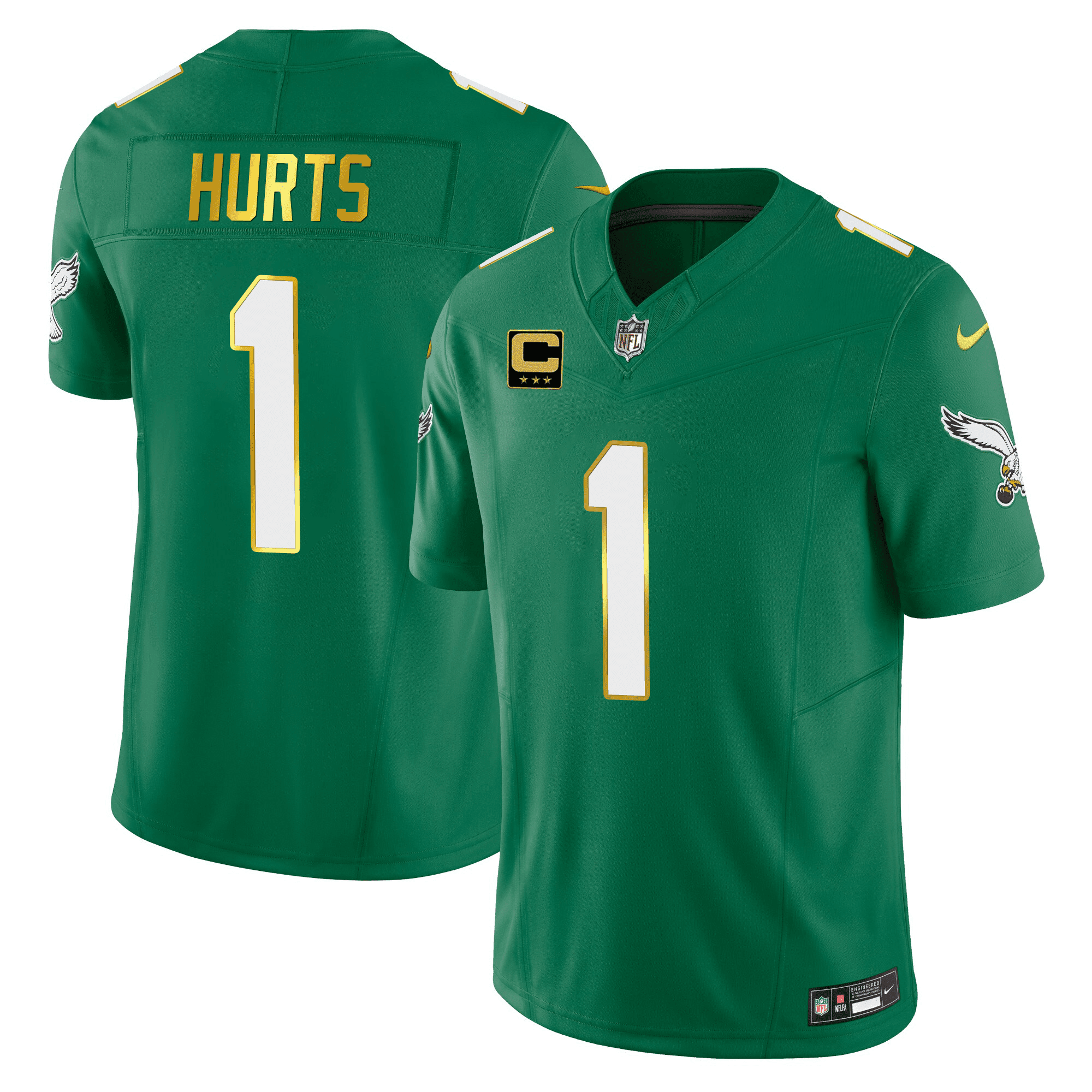 nike kelly Jalen Hurts Eagles Jersey - Nike Jalen Hurts Eagles Jersey