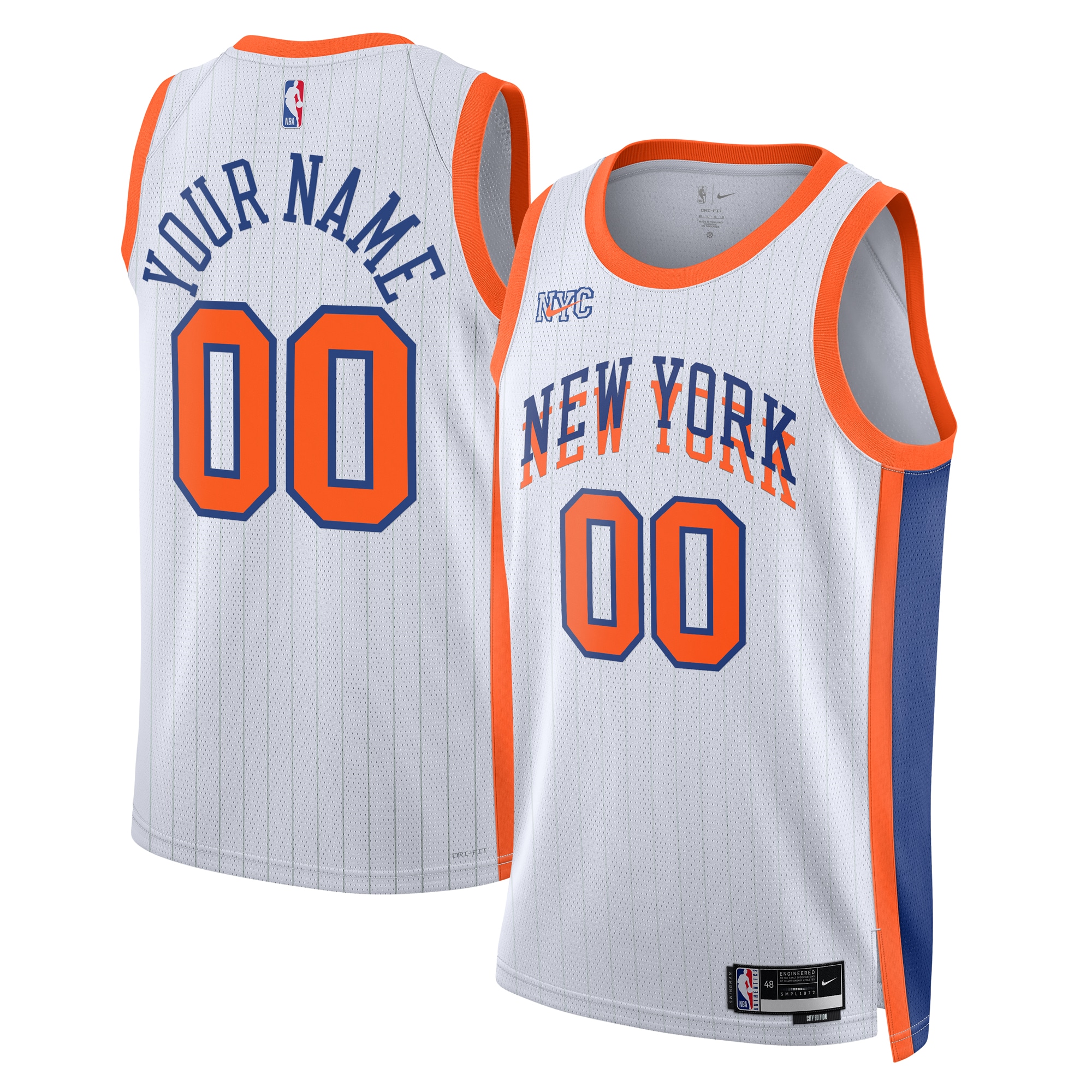 Nike Knicks City Jersey - Nike Knicks White City Edition Jersey