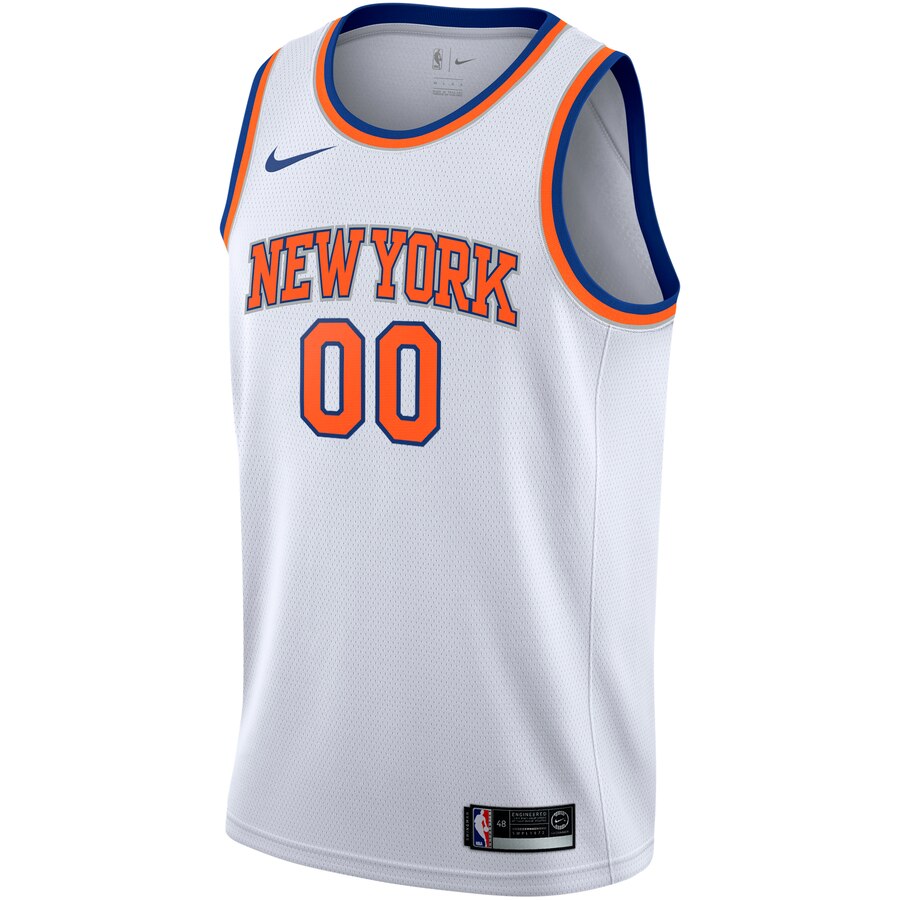 Alternative view of Nike Knicks White Jersey - Custom Player, Icon Edition