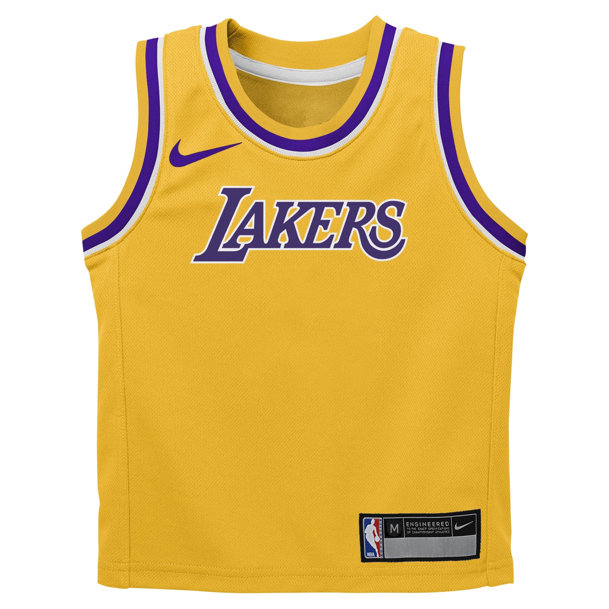 Alternative view of Nike Lakers Gold Replica Jersey - Classic Edition