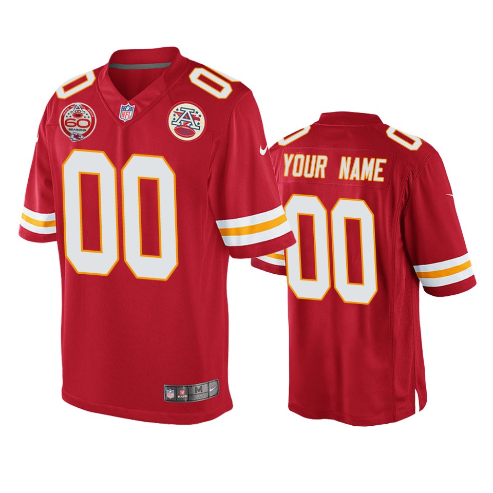 nike limited Chiefs Red Custom Jersey - Chiefs Red Custom Jersey