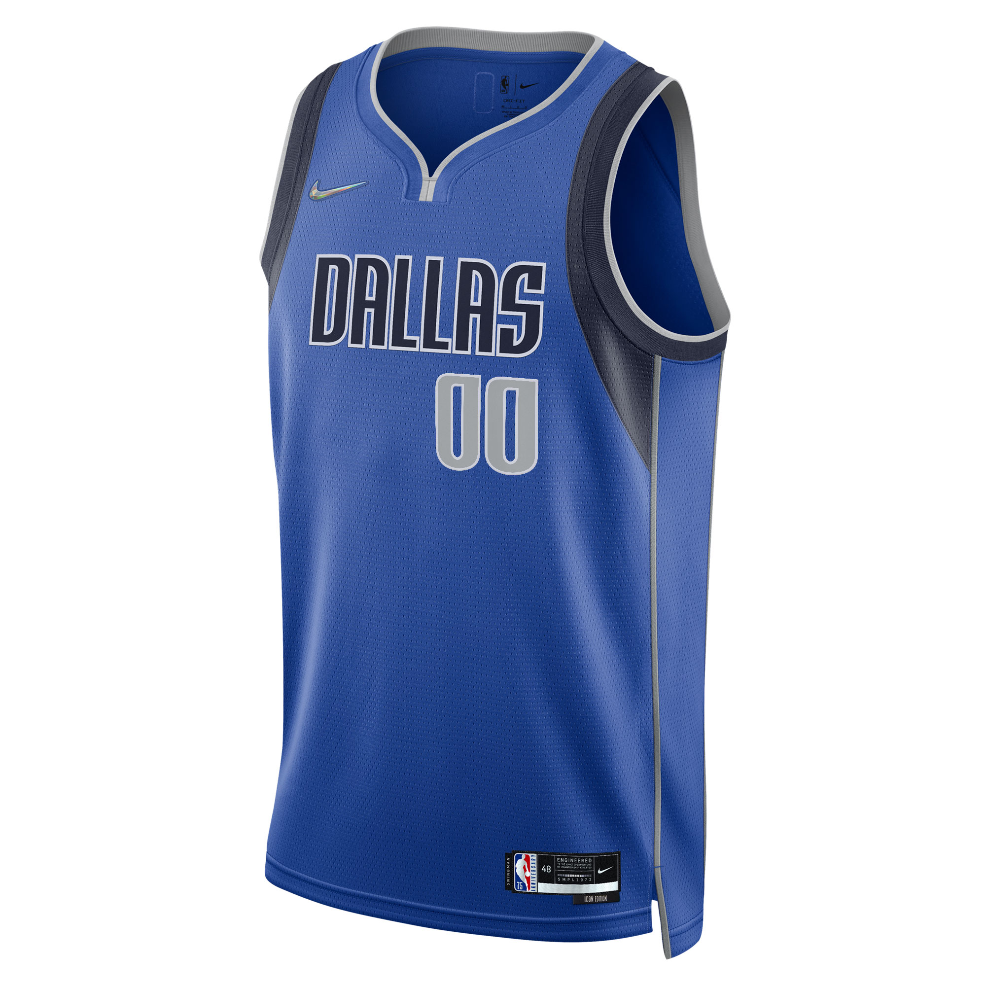 Alternative view of Nike Mavericks Blue Custom Jersey - Icon Edition - Personalize Now!