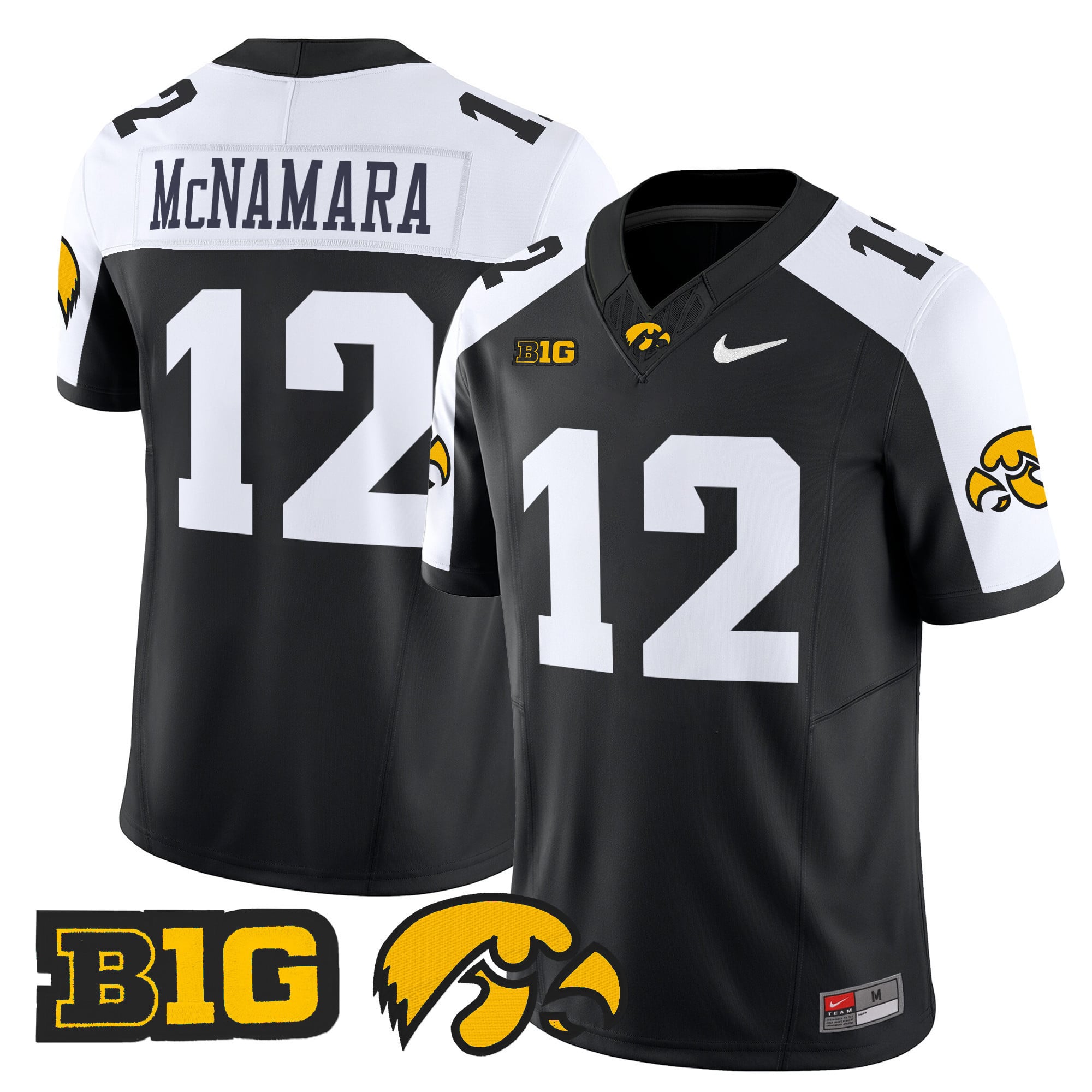 nike mcnamara Iowa Hawkeyes Black Jersey - Nike Iowa Hawkeyes McNamara