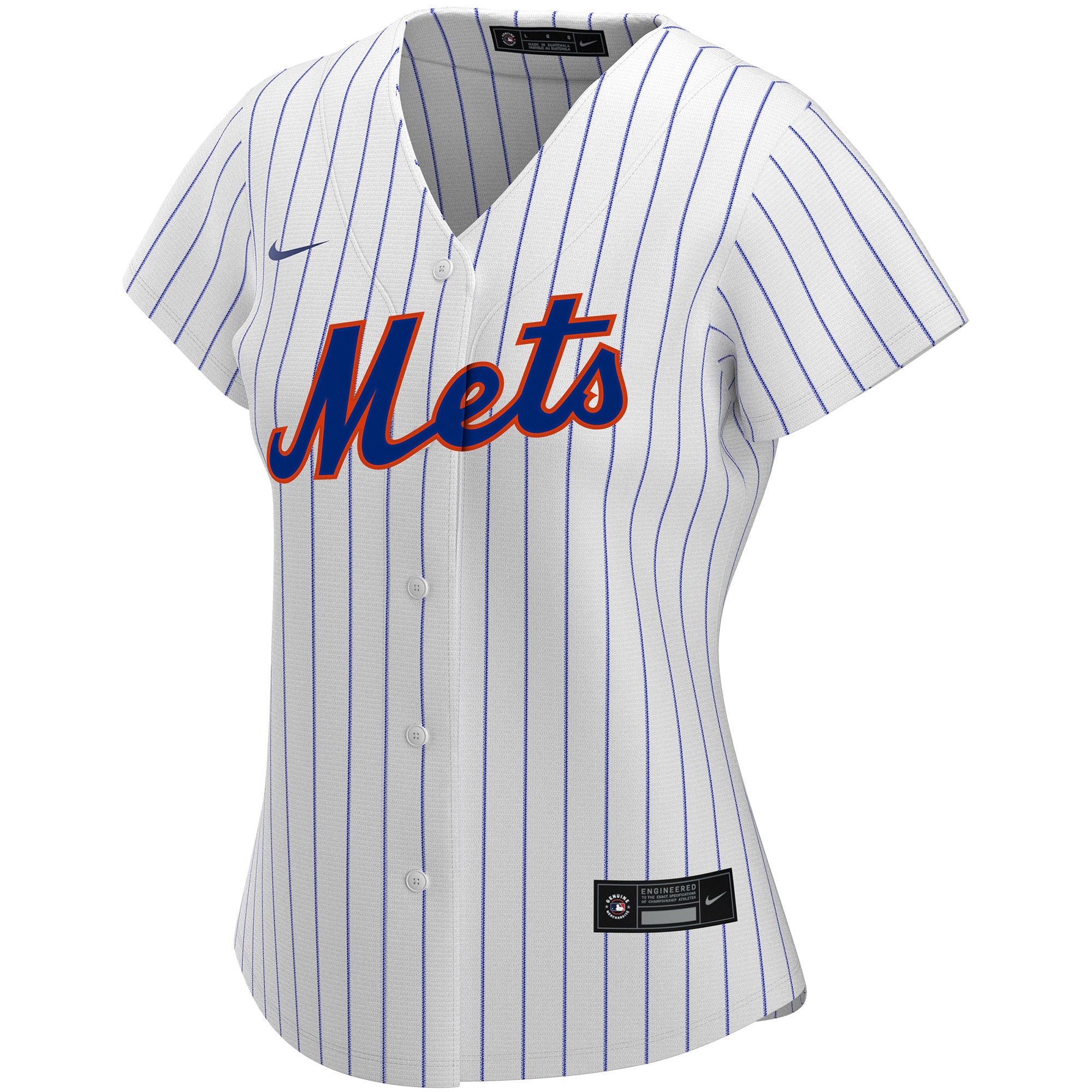 Alternative view of Nike Mets Custom Pinstripe Jersey - Personalized MLB