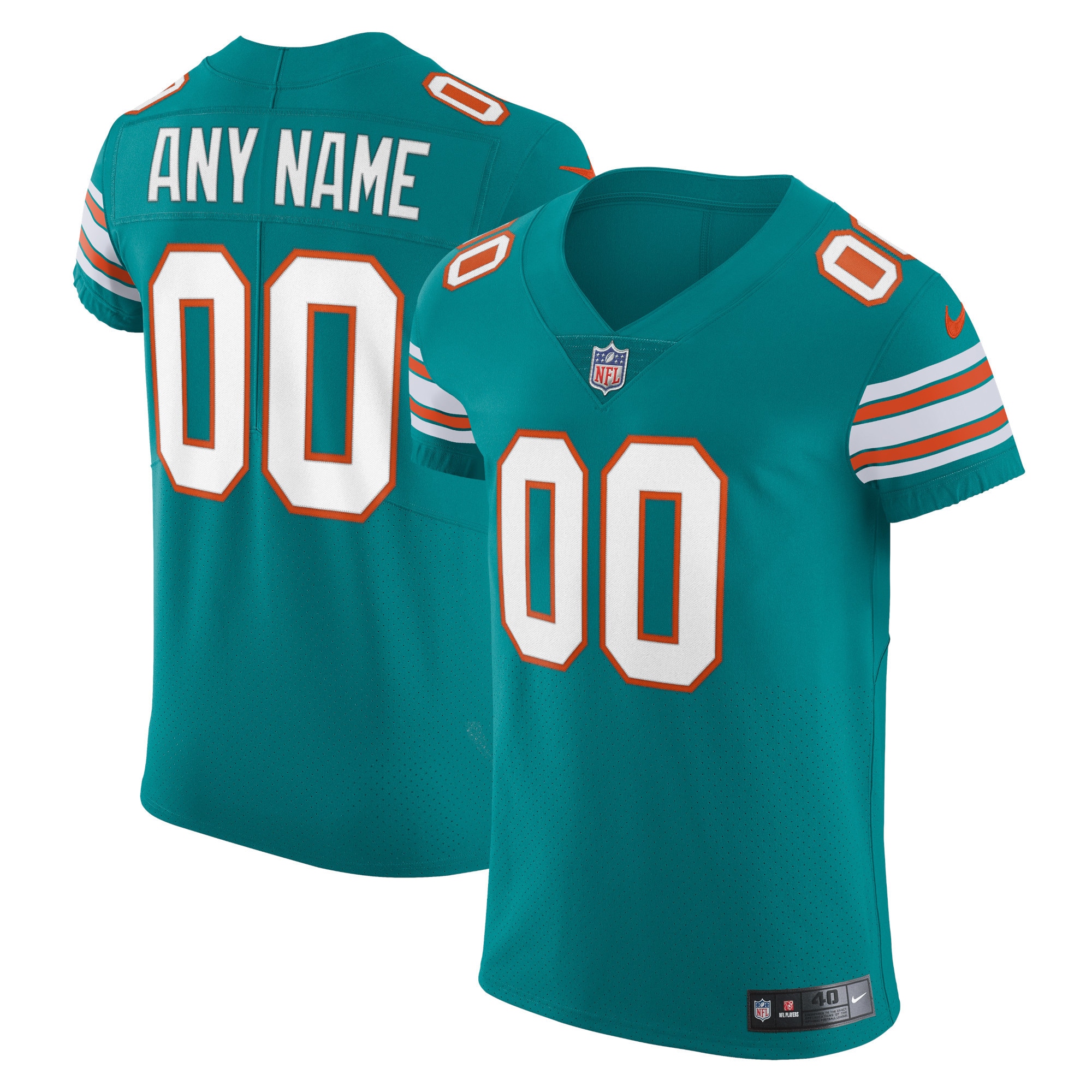 nike Miami Dolphins Aqua Custom Jersey - Miami Dolphins Aqua Custom