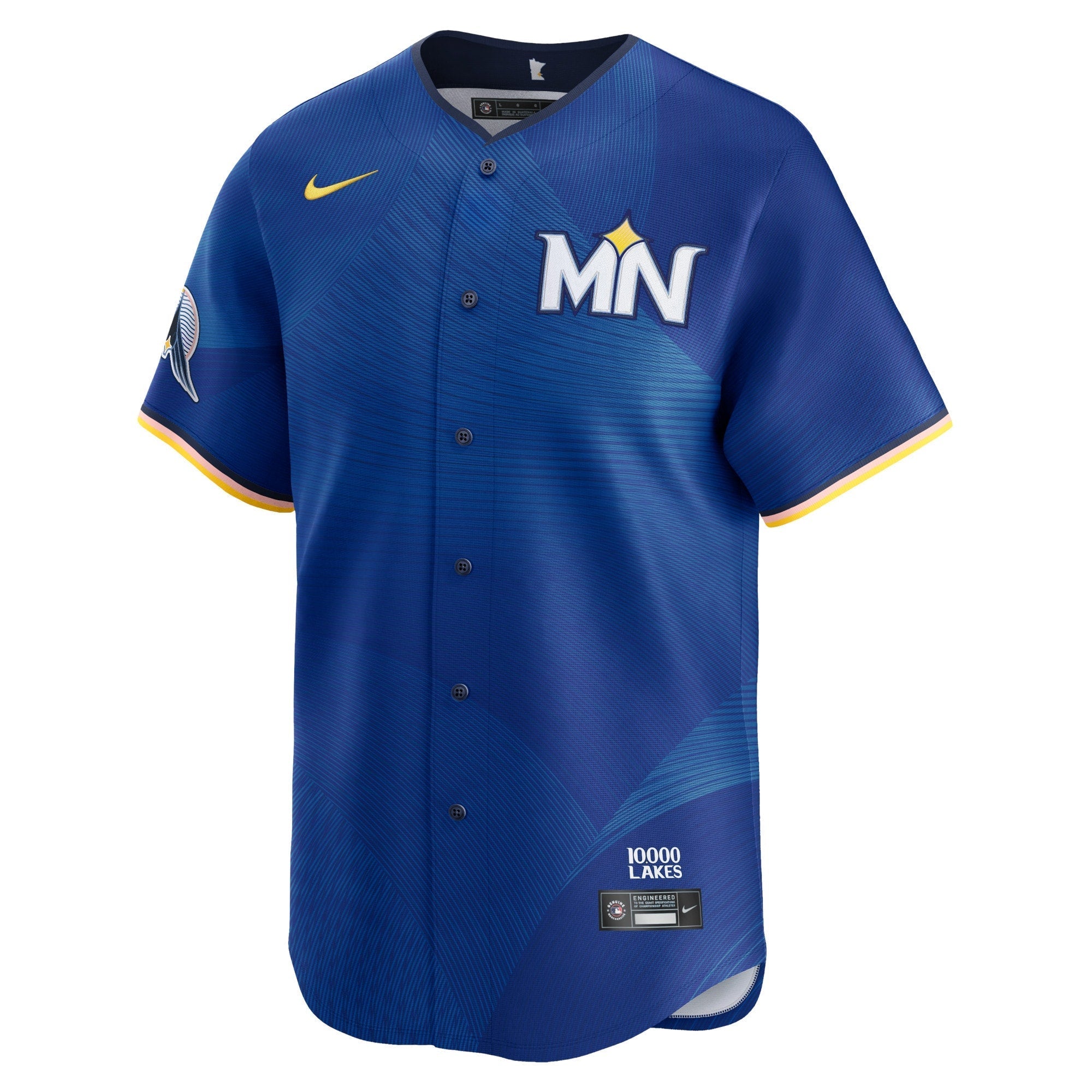 Alternative view of Nike Minnesota Twins 2024 City Connect Exclusive Royal Jersey