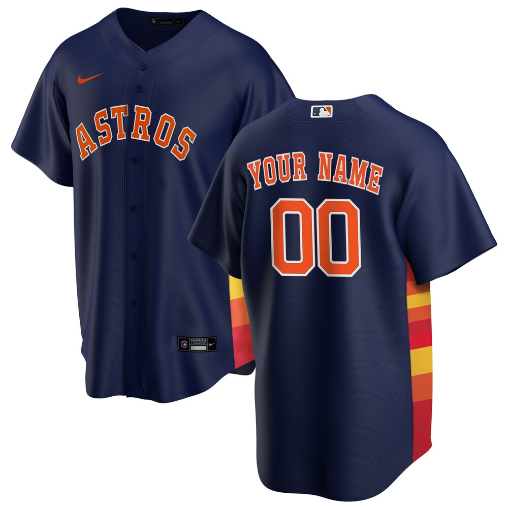 Nike Navy Astros Custom Jersey - Personalize Yours Now!