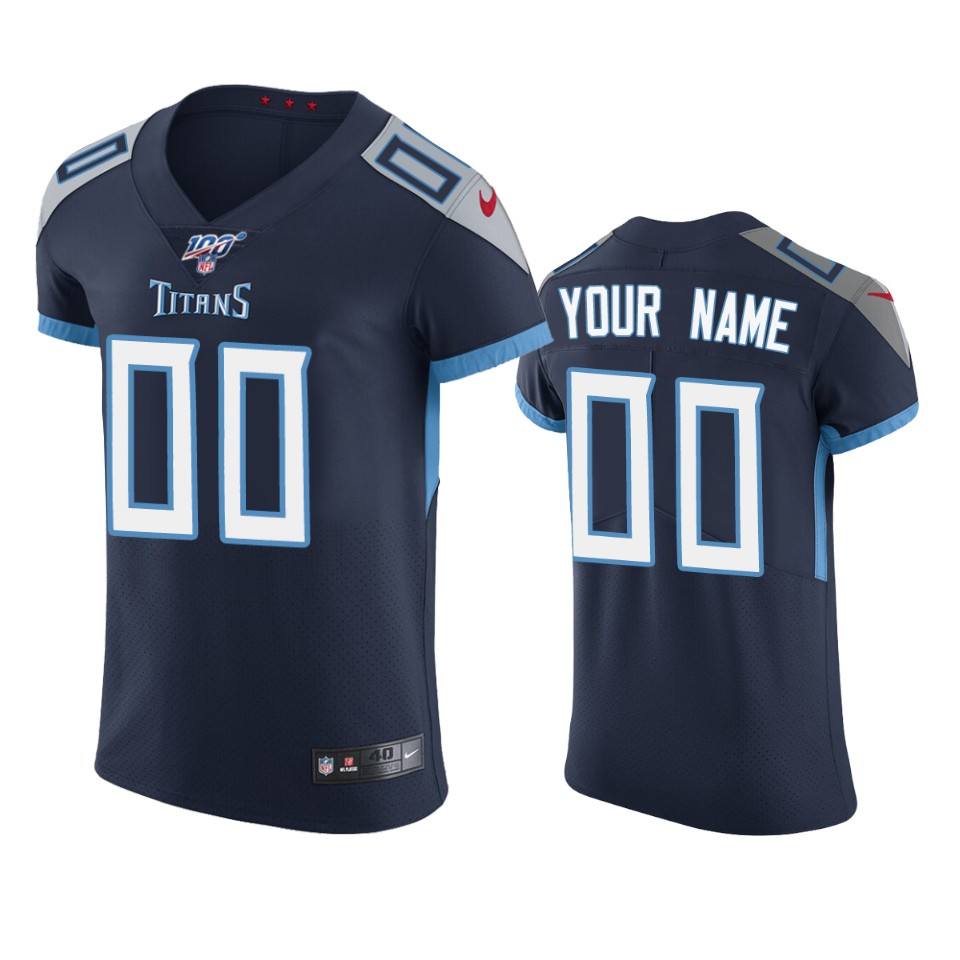 Nike Navy Titans Custom Jersey - Personalized NFL Gear