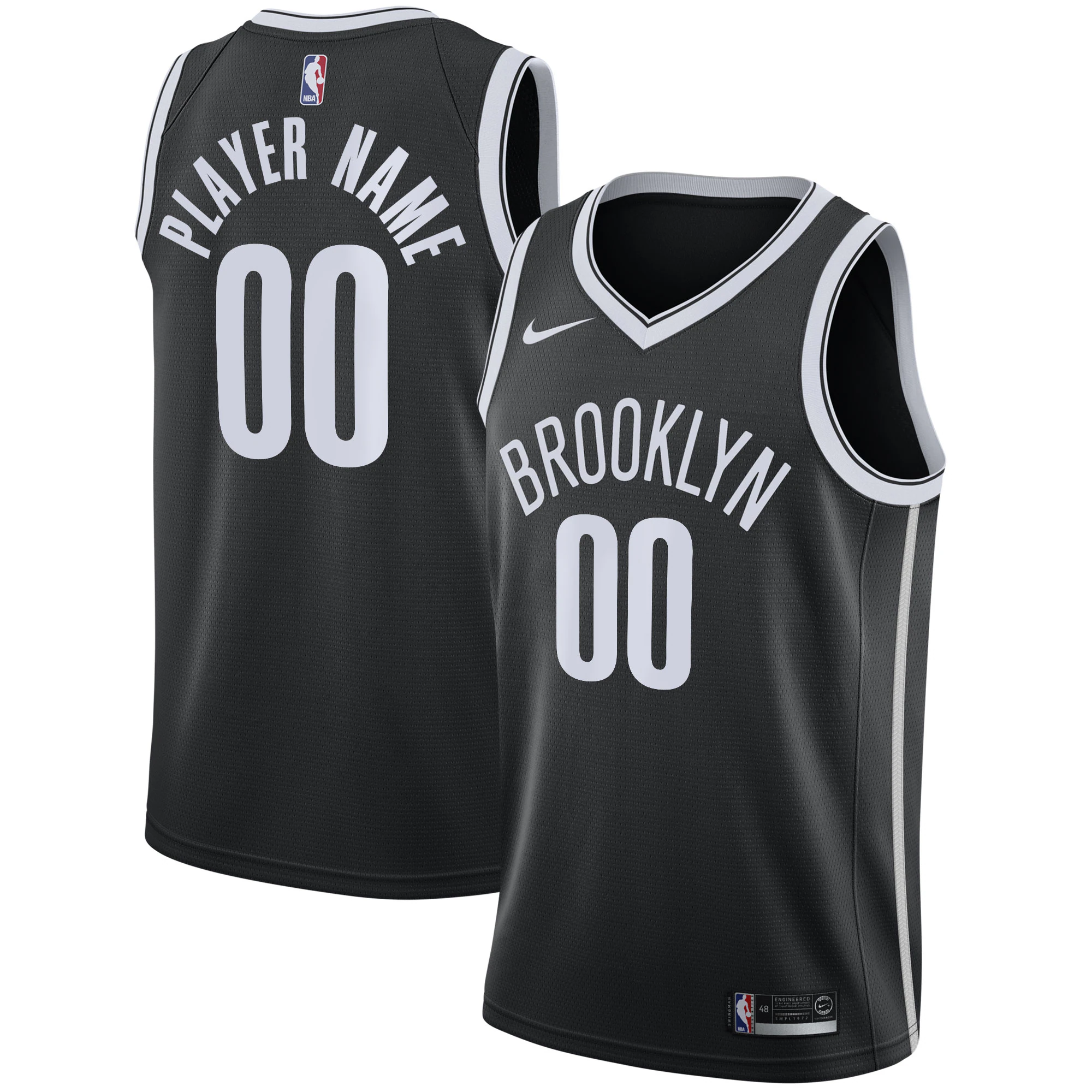 Nike Nets Black Icon Jersey - Nike Brooklyn Nets Black Icon Edition