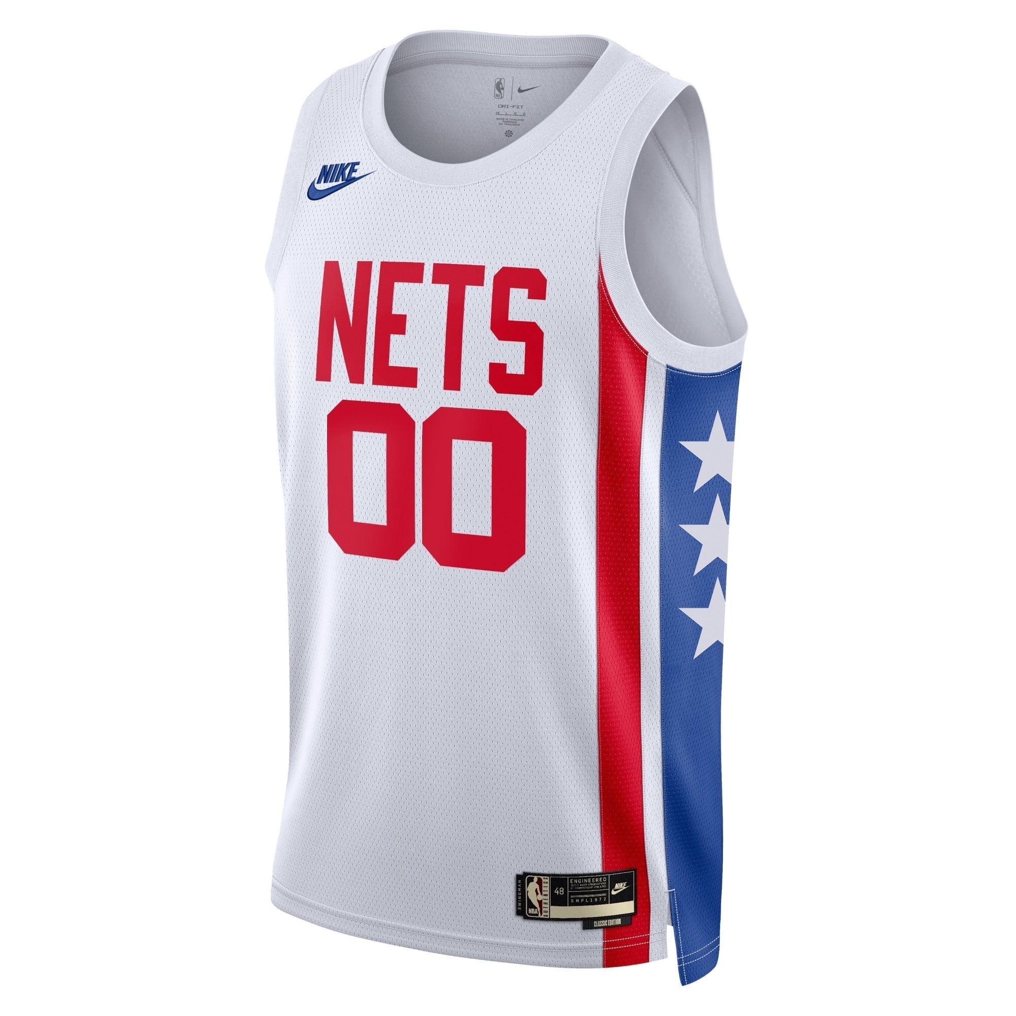 Alternative view of Nike Nets Custom Jersey - White Classic Edition
