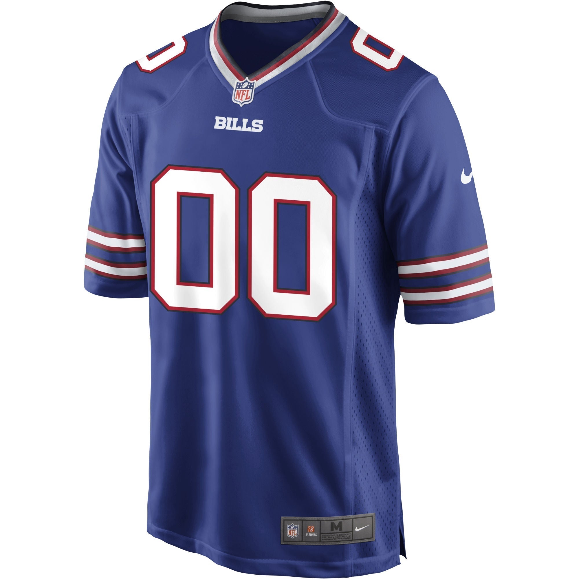Alternative view of nike nfl Buffalo Bills Royal Blue Custom Jersey - Nike Buffalo Bills
