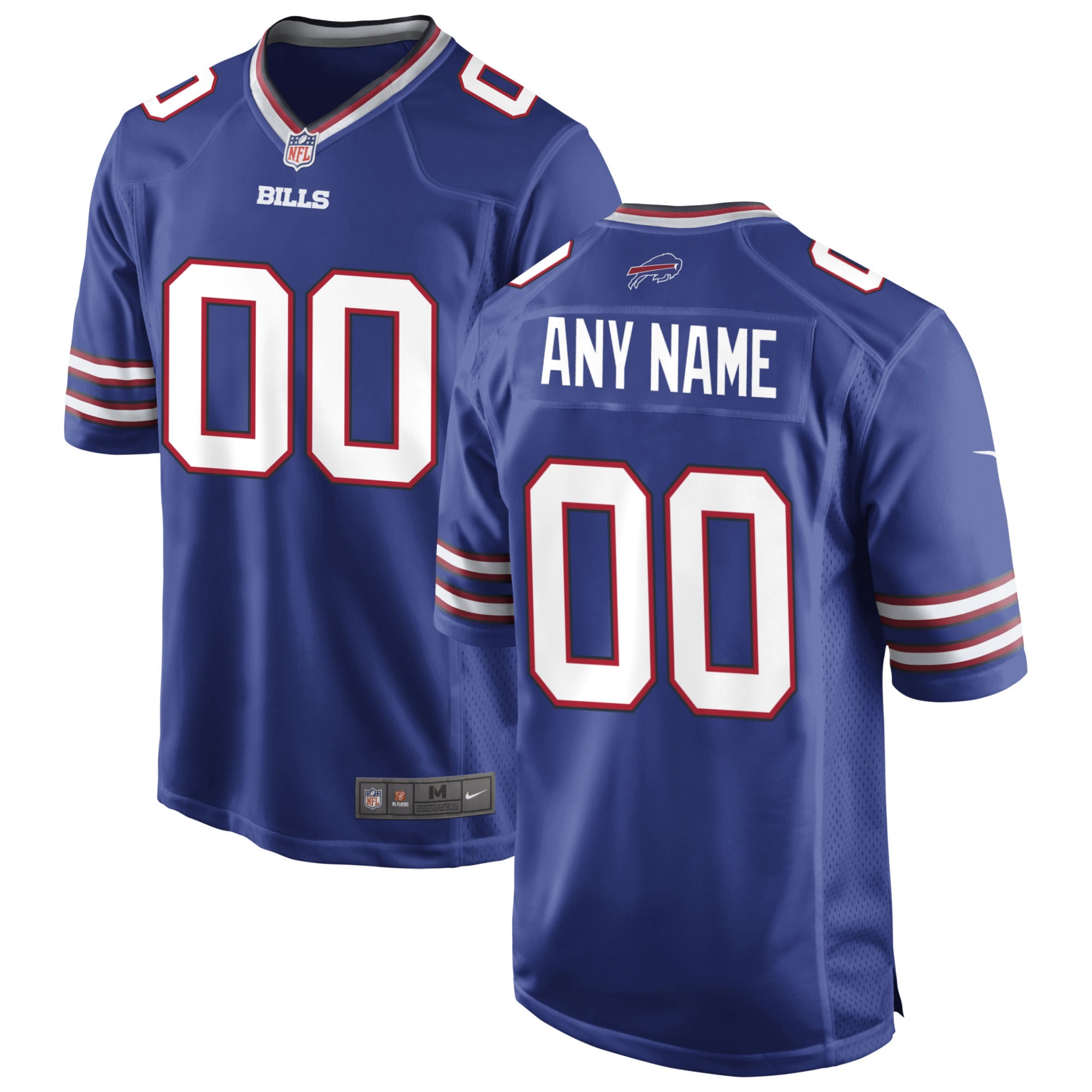 nike nfl Buffalo Bills Royal Blue Custom Jersey - Nike Buffalo Bills