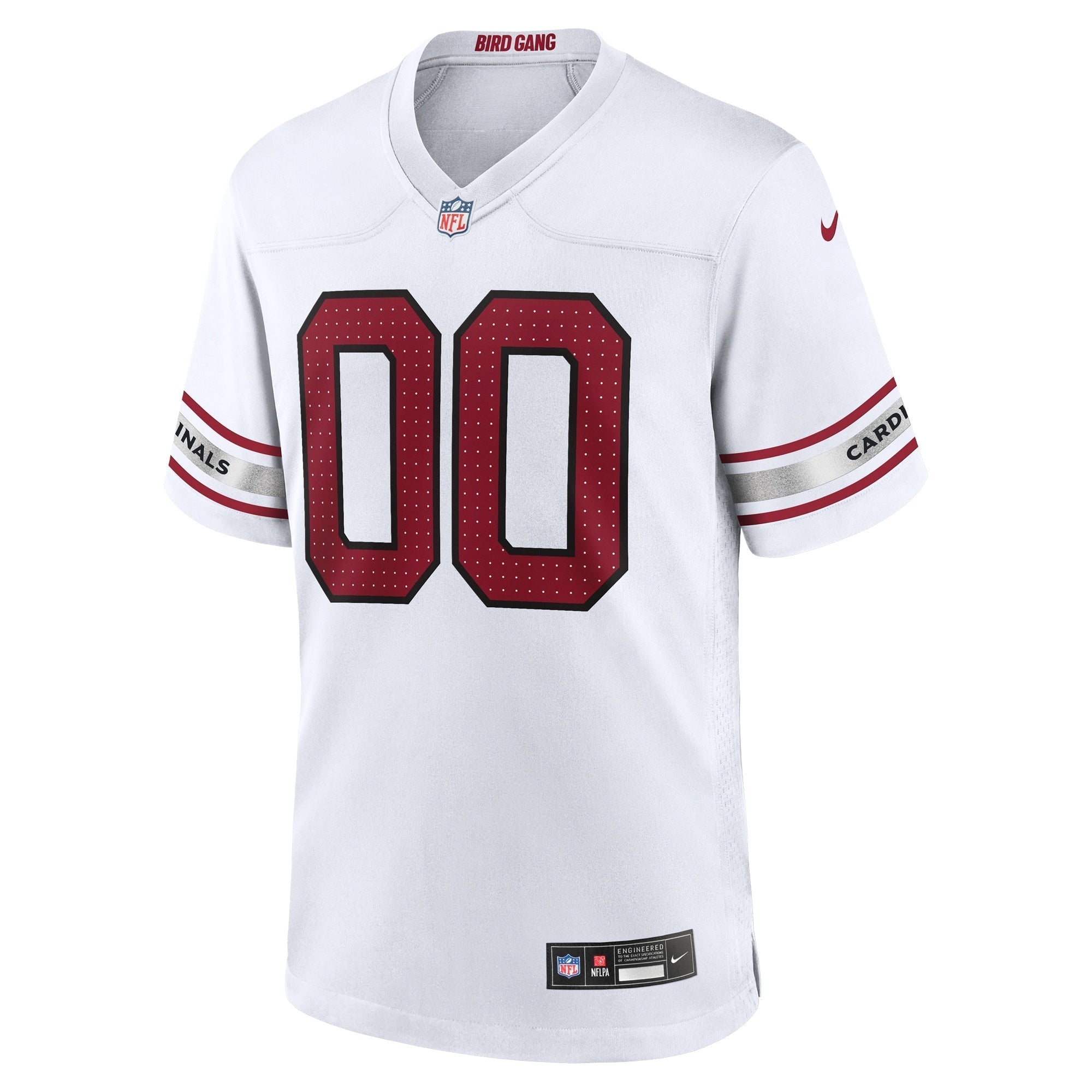 Alternative view of nike nfl Cardinals White Custom Jersey - Nike Cardinals White Jersey