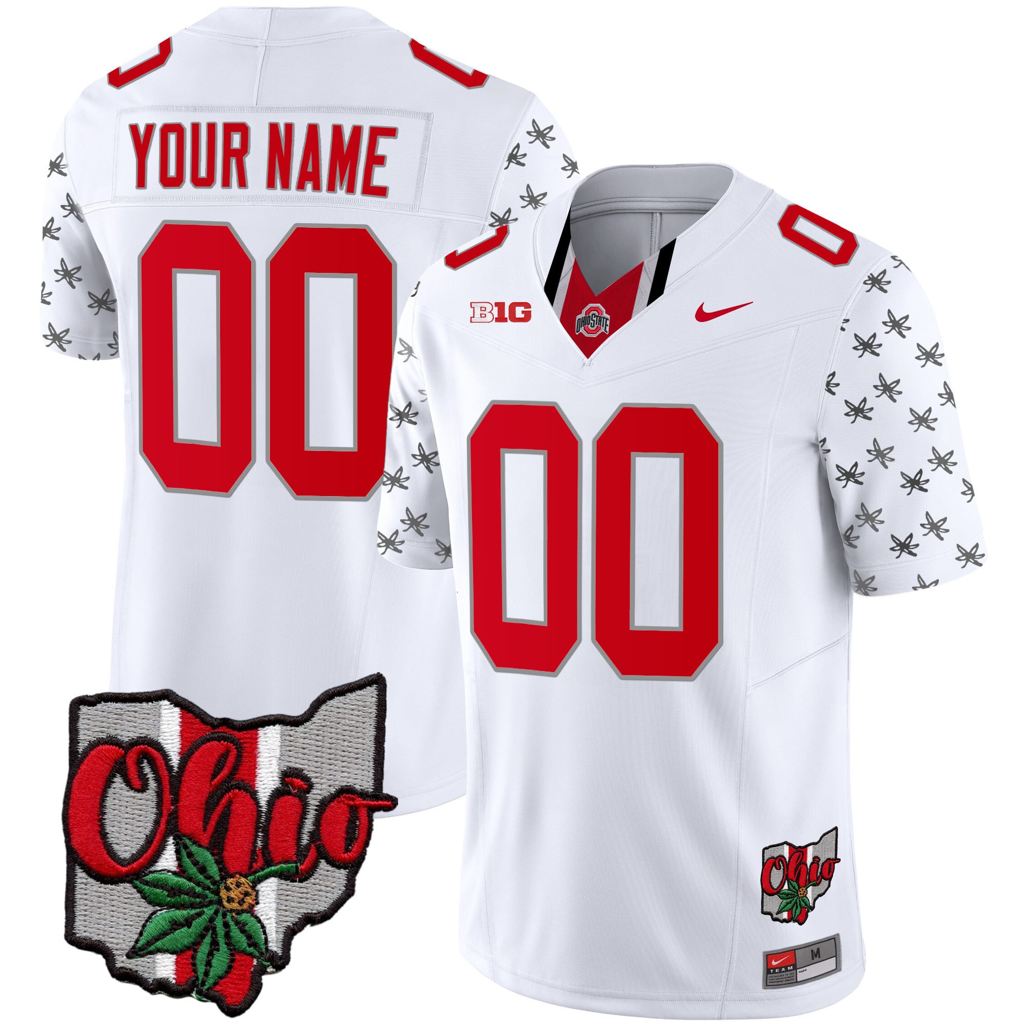 Alternative view of nike Ohio State Black Jersey - Nike Ohio State Buckeyes Black Football