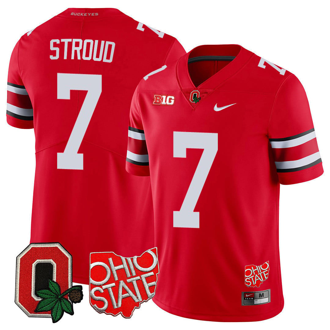 Alternative view of nike Ohio State Harrison Jr. Jersey - Nike Ohio State #18 Harrison Jr.
