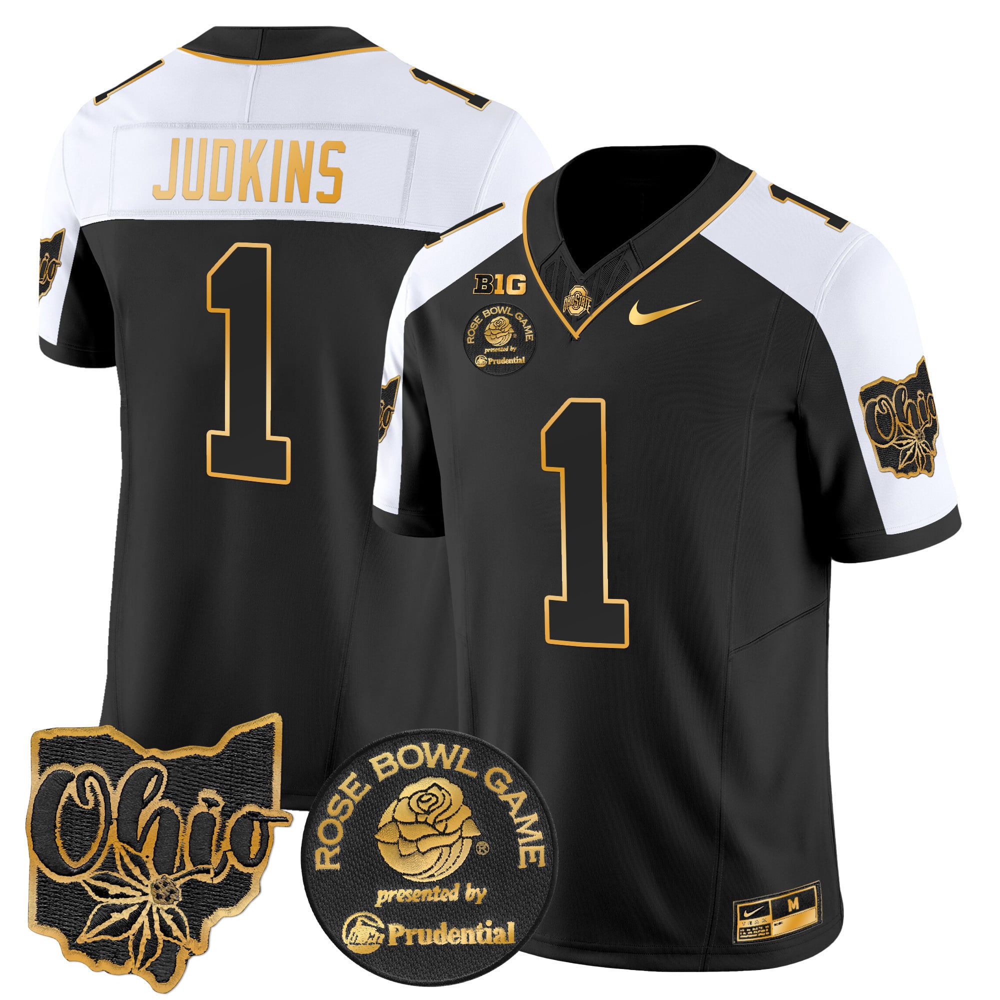 Alternative view of nike Ohio State Howard Jersey - Nike Ohio State Howard #18 Rose Bowl