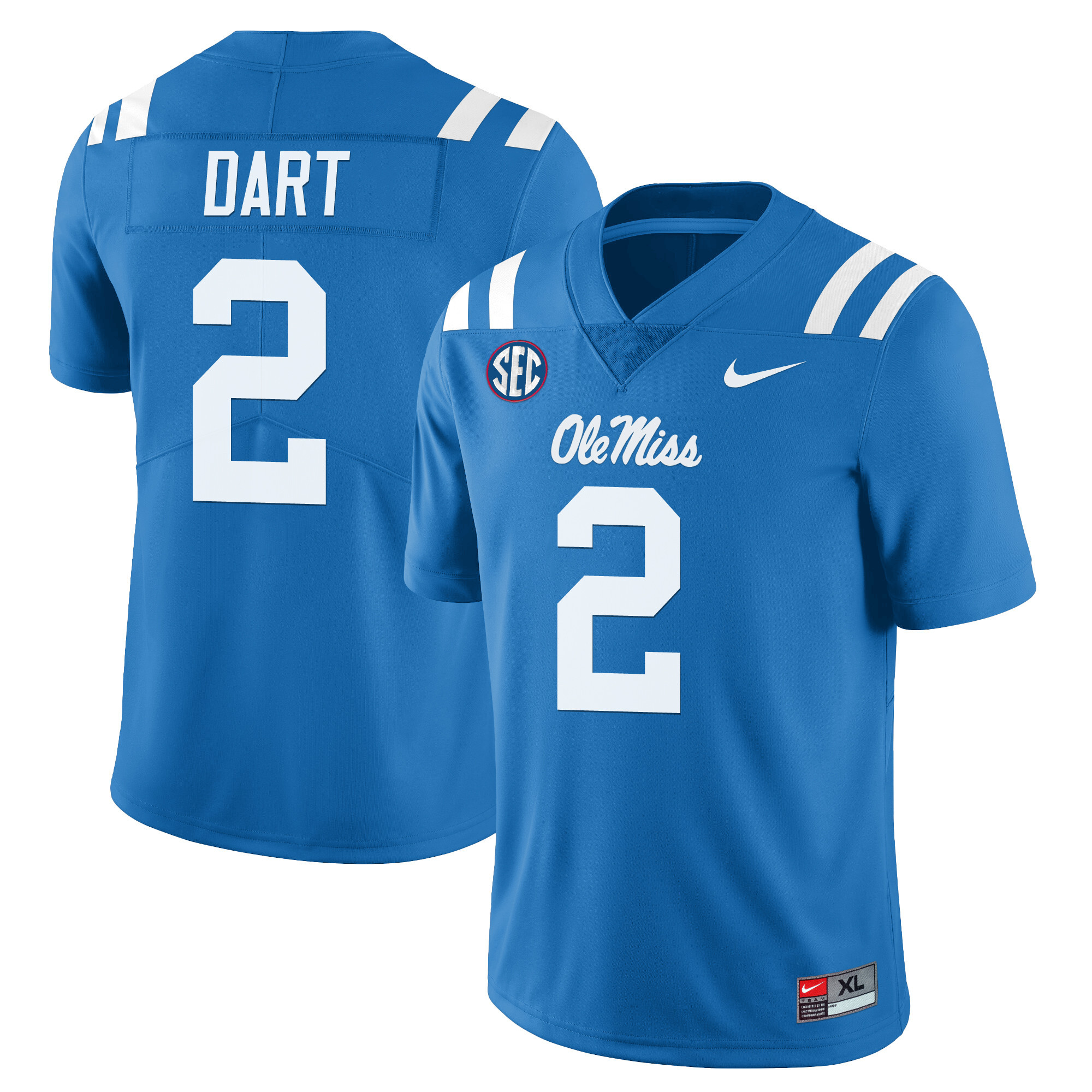 Nike Ole Miss Dart Jersey - Nike Ole Miss Rebels #2 Dart Jersey