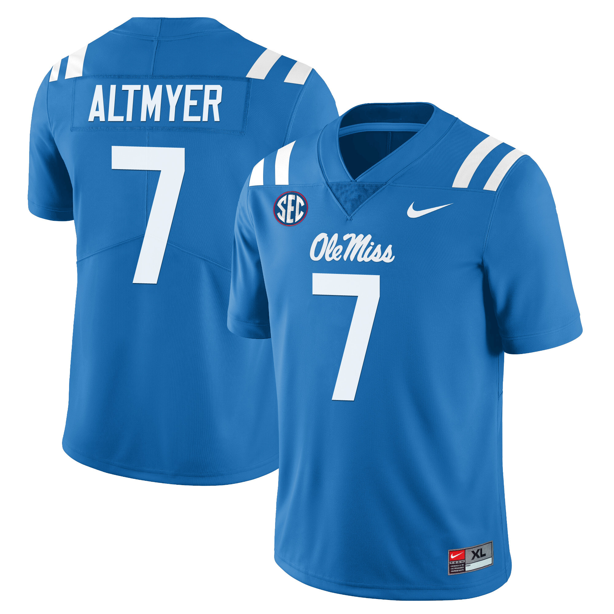 Alternative view of Nike Ole Miss Dart Jersey - Nike Ole Miss Rebels #2 Dart Jersey