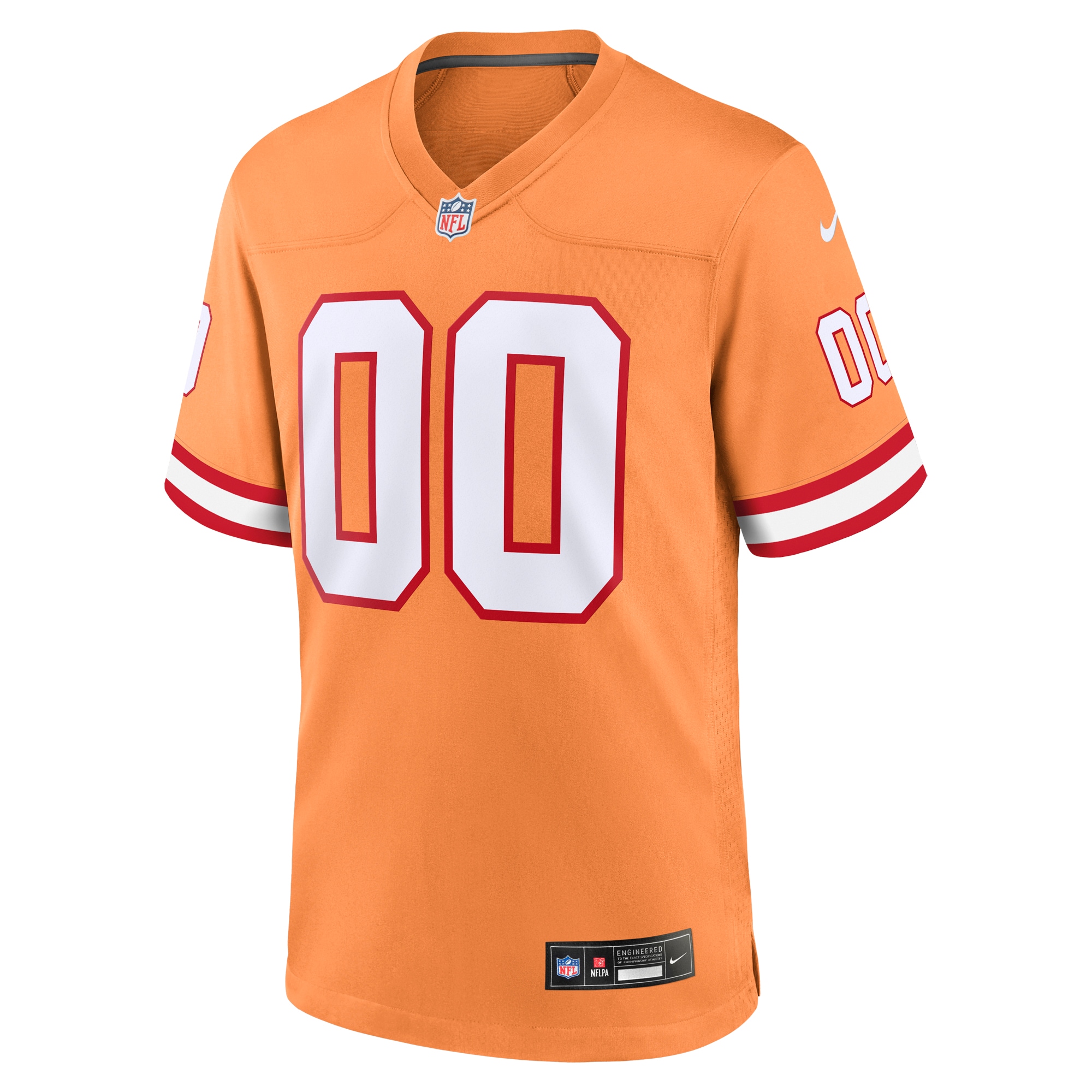Alternative view of Nike Orange Custom Jersey - Personalized NFL