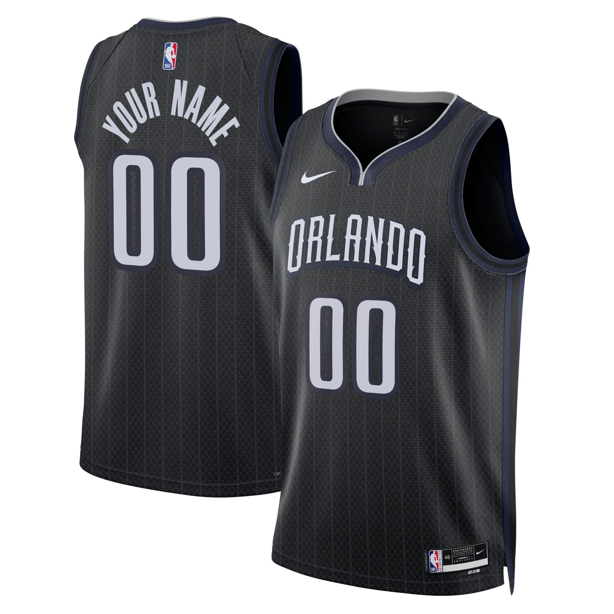 Nike Orlando Magic Black Jersey - Custom City Edition
