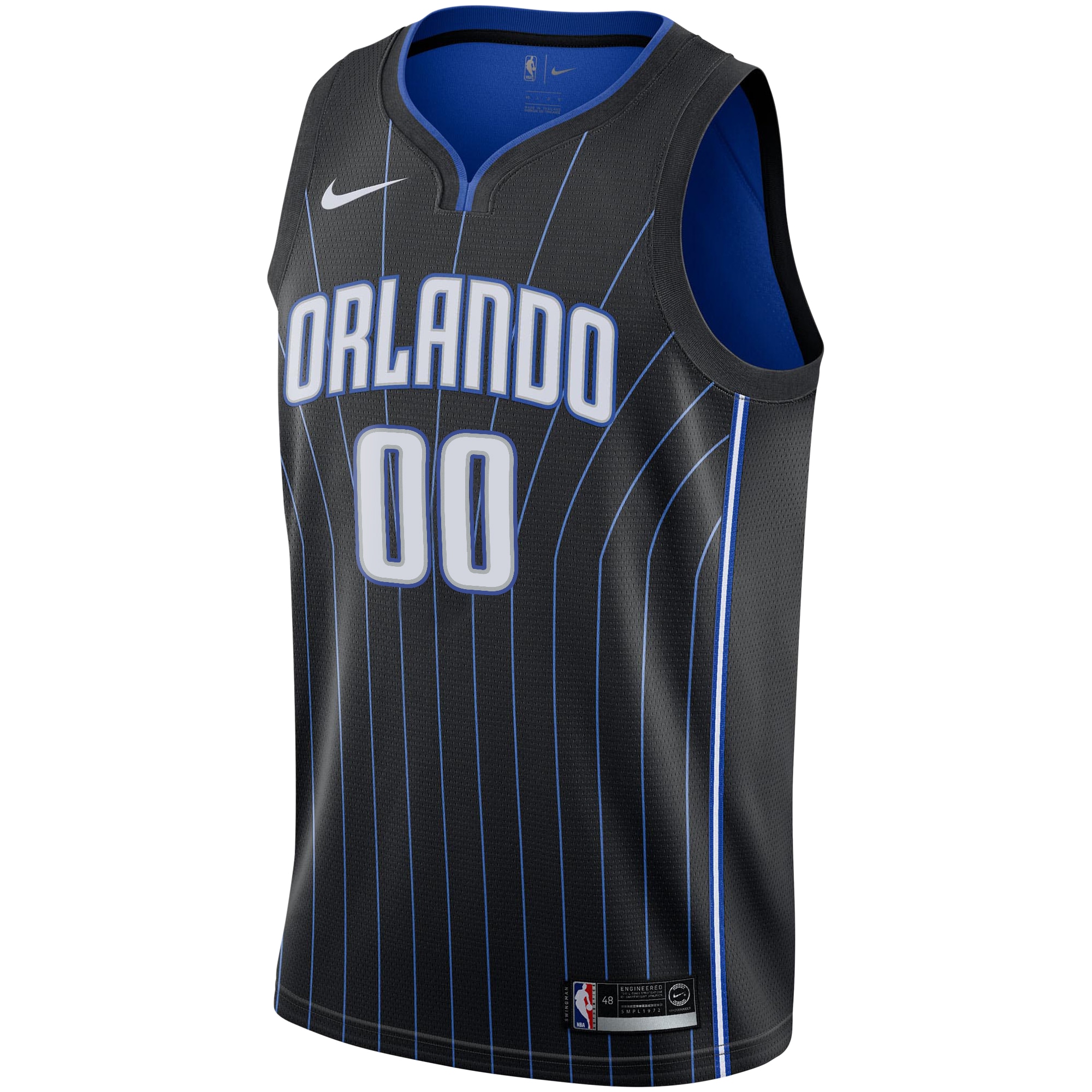 Alternative view of Nike Orlando Magic Black Jersey - Custom Edition