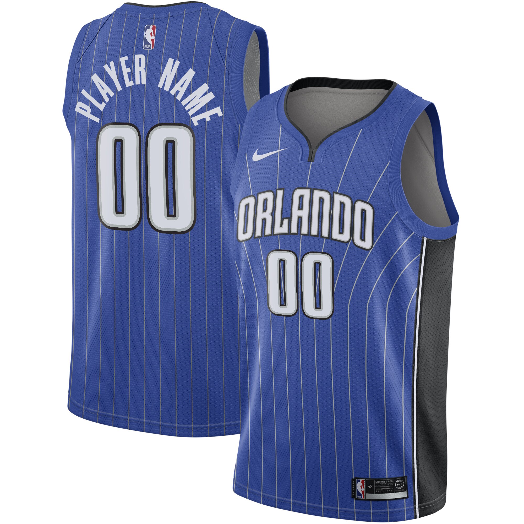 Nike Orlando Magic Blue Jersey - Custom Icon Edition