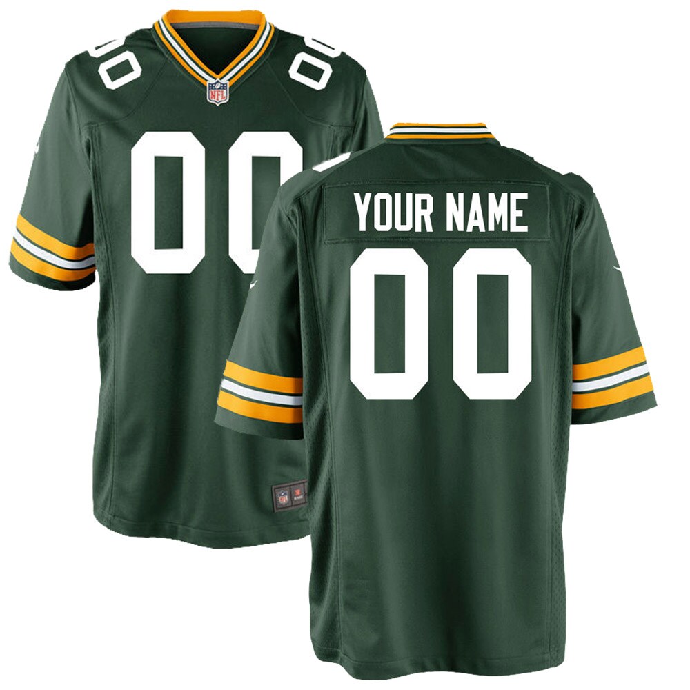 Alternative view of nike Packers Green Custom Jersey - Packers Green Custom Jersey - Nike