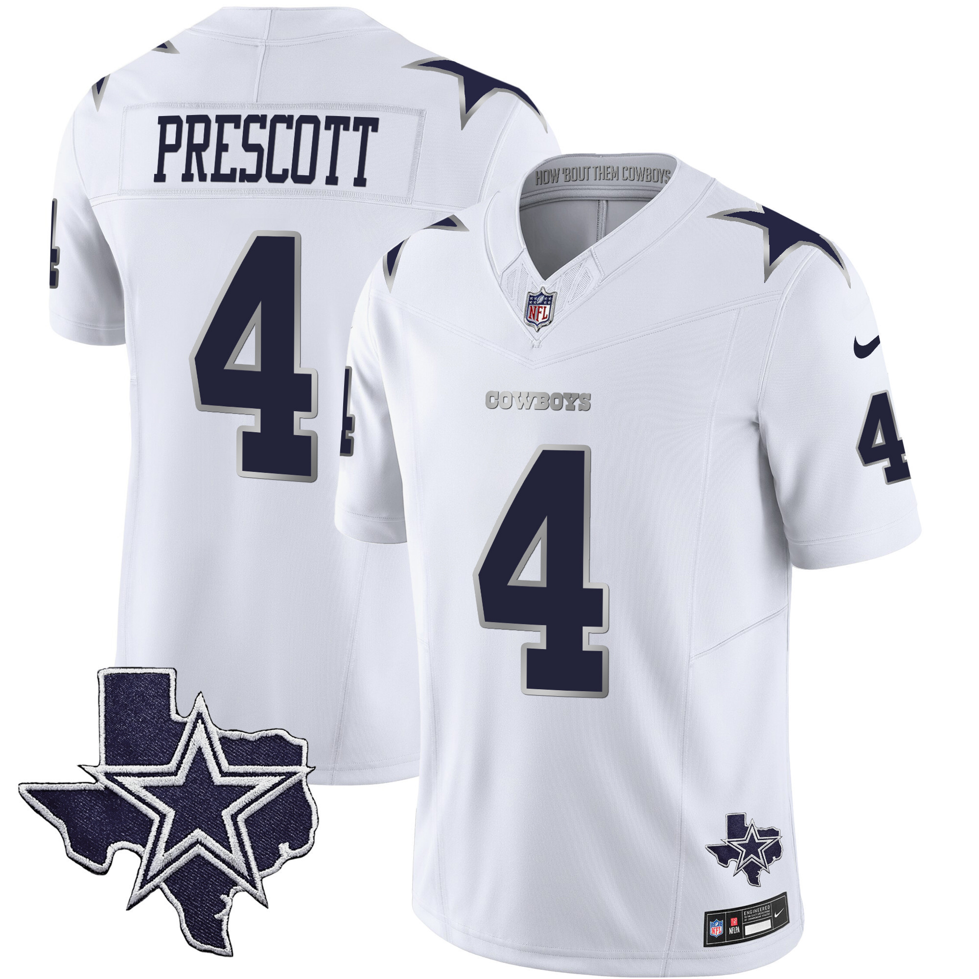 Alternative view of Nike Parsons Cowboys Jersey - Nike Cowboys Parsons #11 Jersey - White