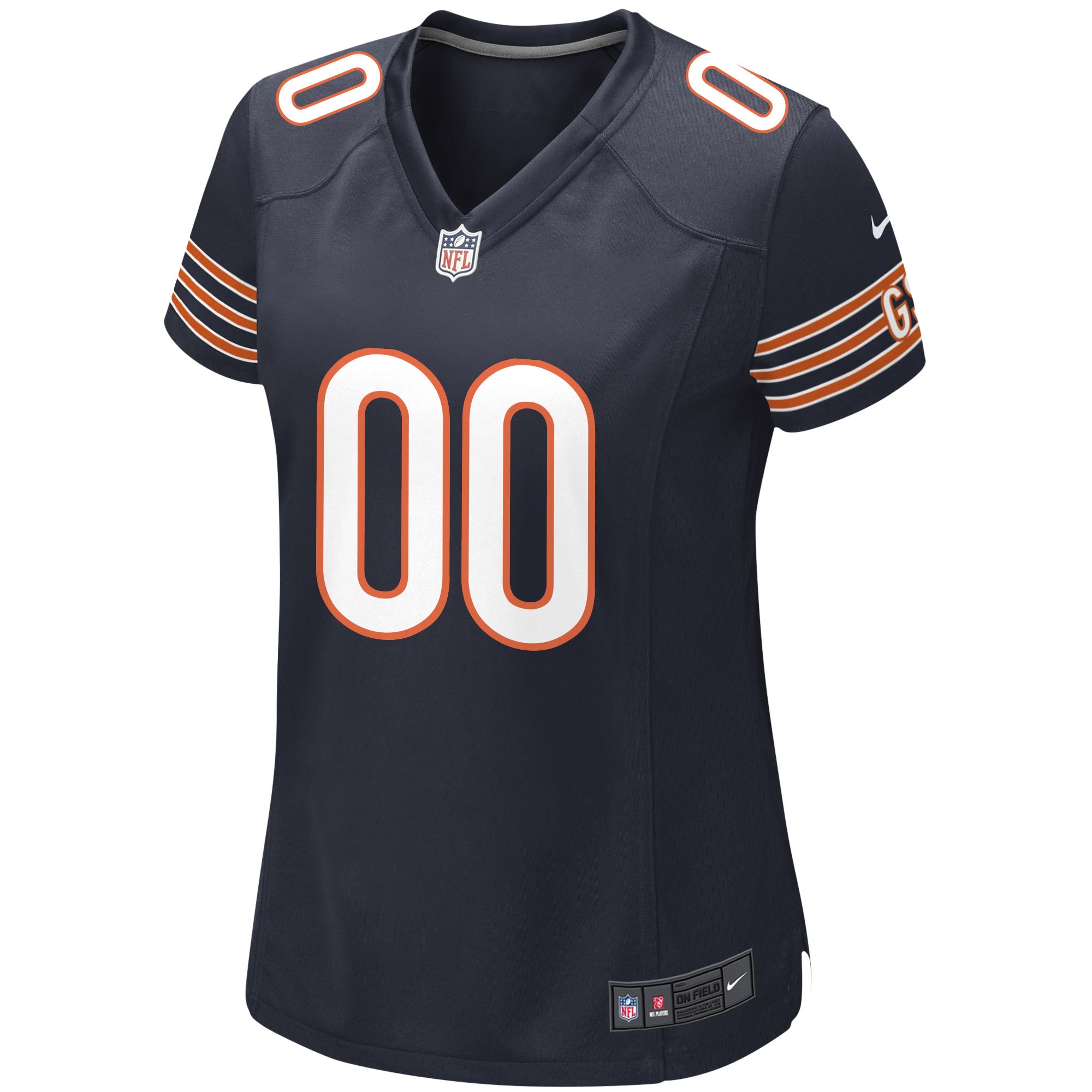 Alternative view of nike personalize Bears Navy Custom Jersey - Bears Navy Custom Jersey