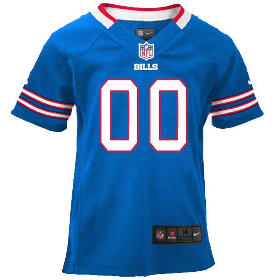 Alternative view of nike personalize Bills Royal Blue Custom Jersey - Nike Bills Royal