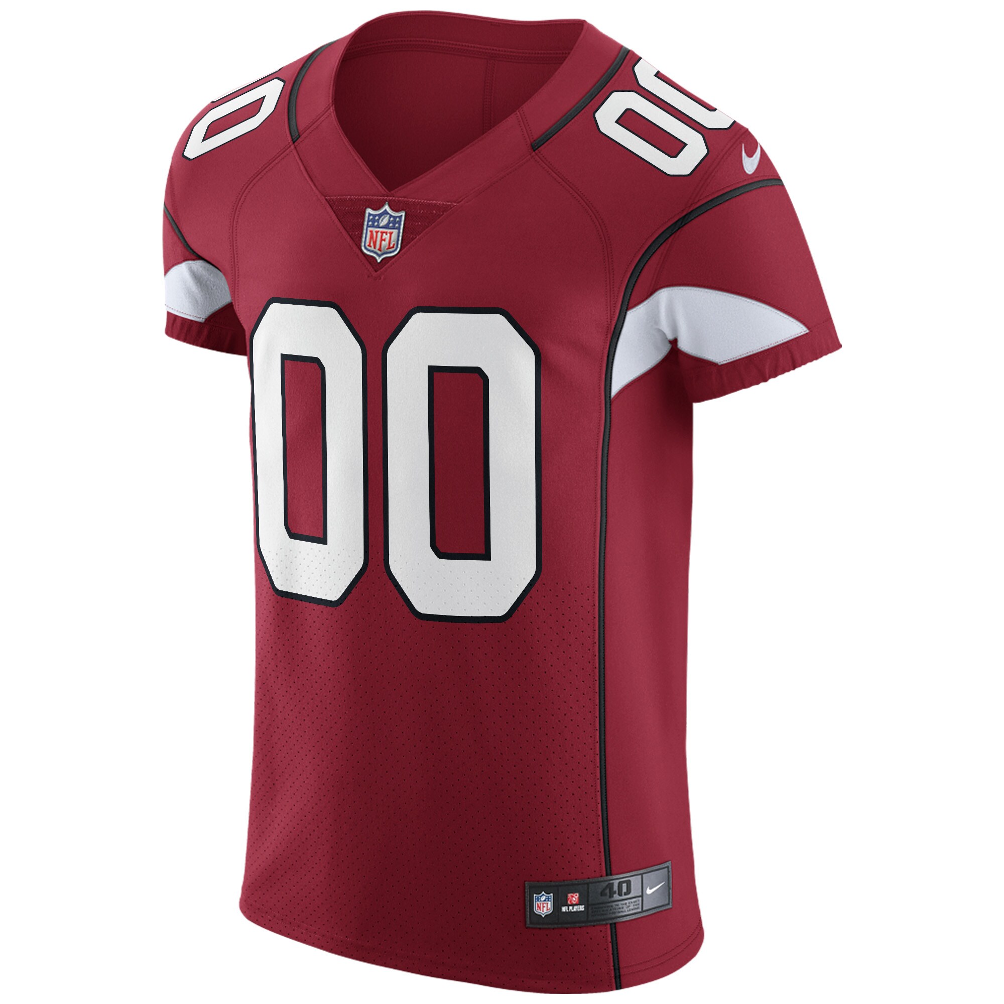 Alternative view of nike personalize Cardinals Maroon Custom Jersey - Nike Cardinals