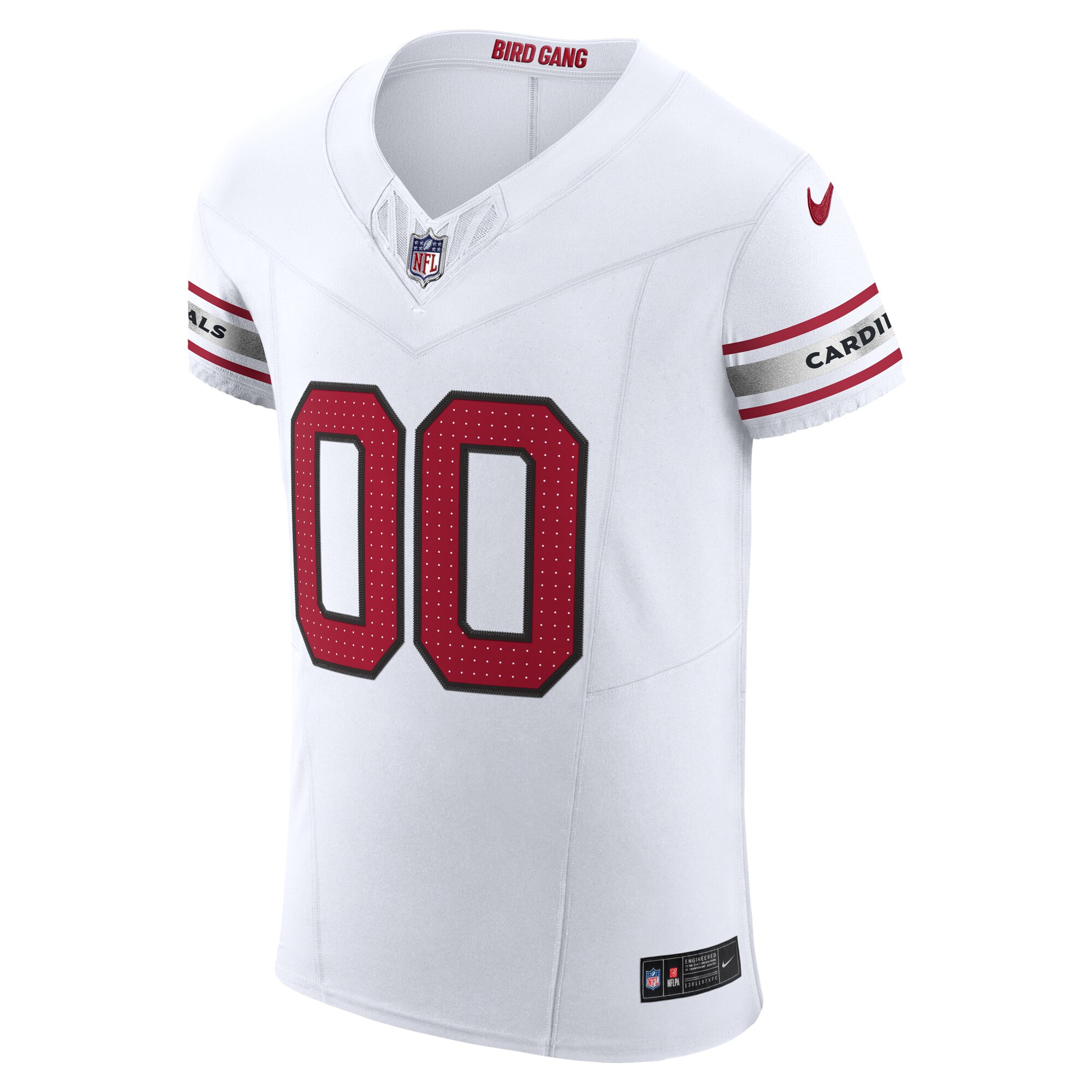 Alternative view of nike personalize Cardinals White Custom Jersey - Nike Cardinals White