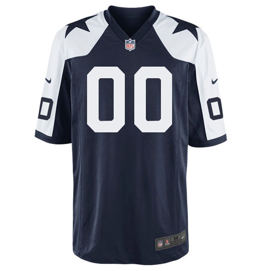Alternative view of nike personalize Cowboys Navy Custom Jersey - Cowboys Navy Custom 2
