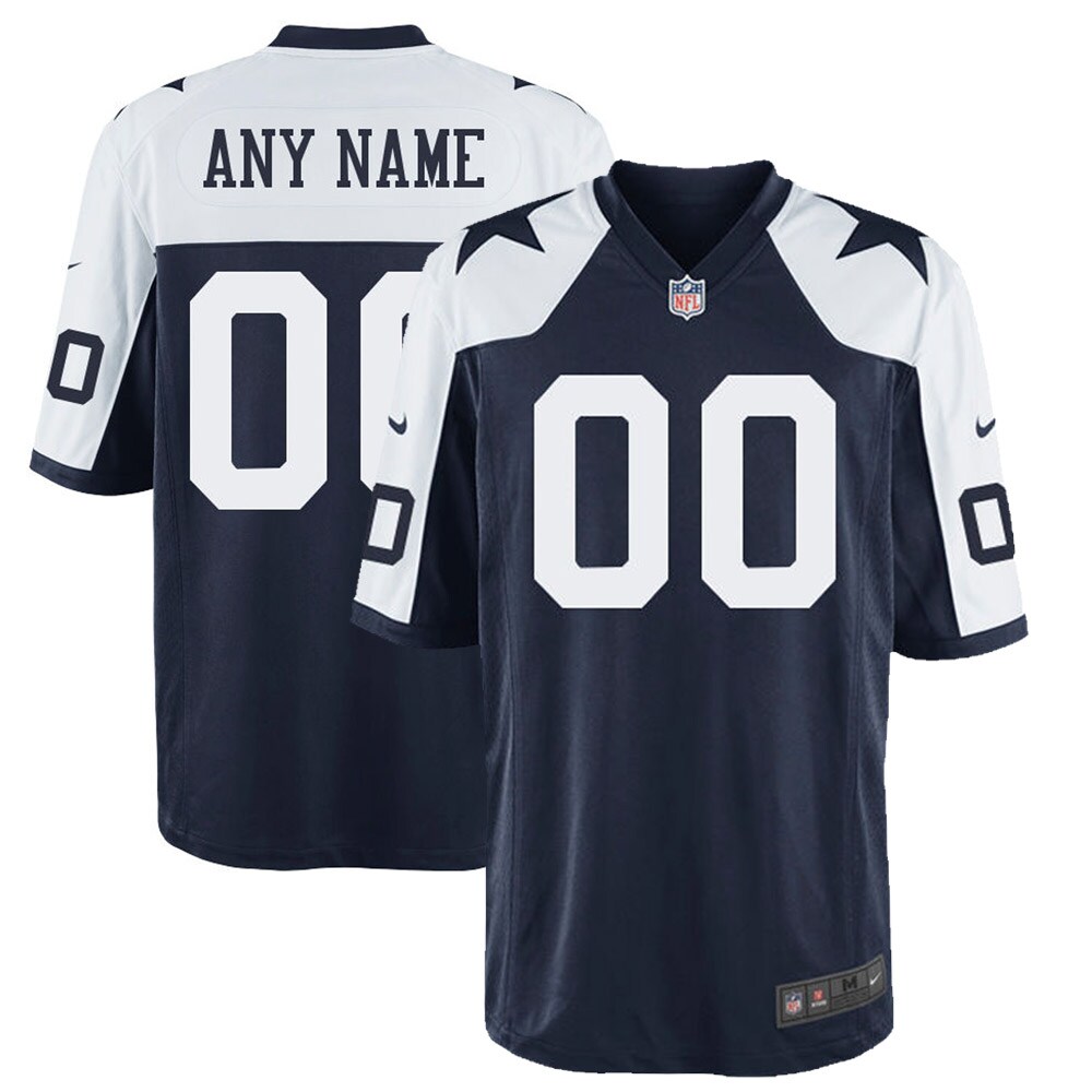 Alternative view of nike personalize Cowboys Navy Custom Jersey - Cowboys Navy Custom