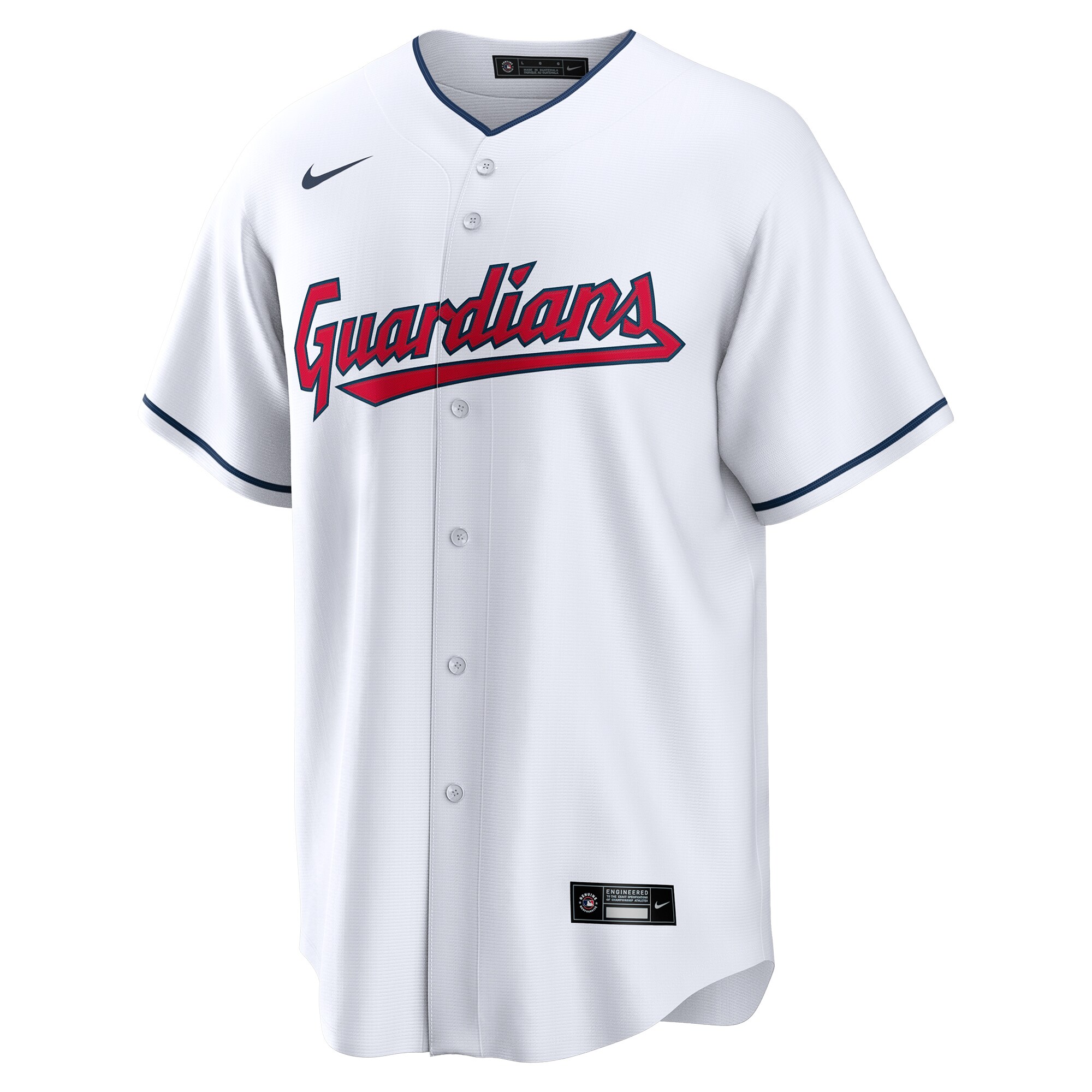 Alternative view of nike personalize Guardians White Custom Jersey - Nike Guardians White