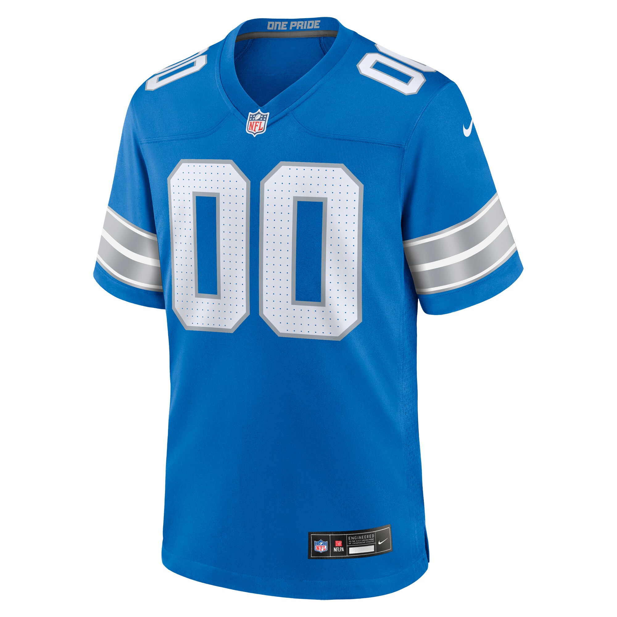 Alternative view of nike personalize Lions Blue Custom Jersey - Nike Lions Blue Custom 2